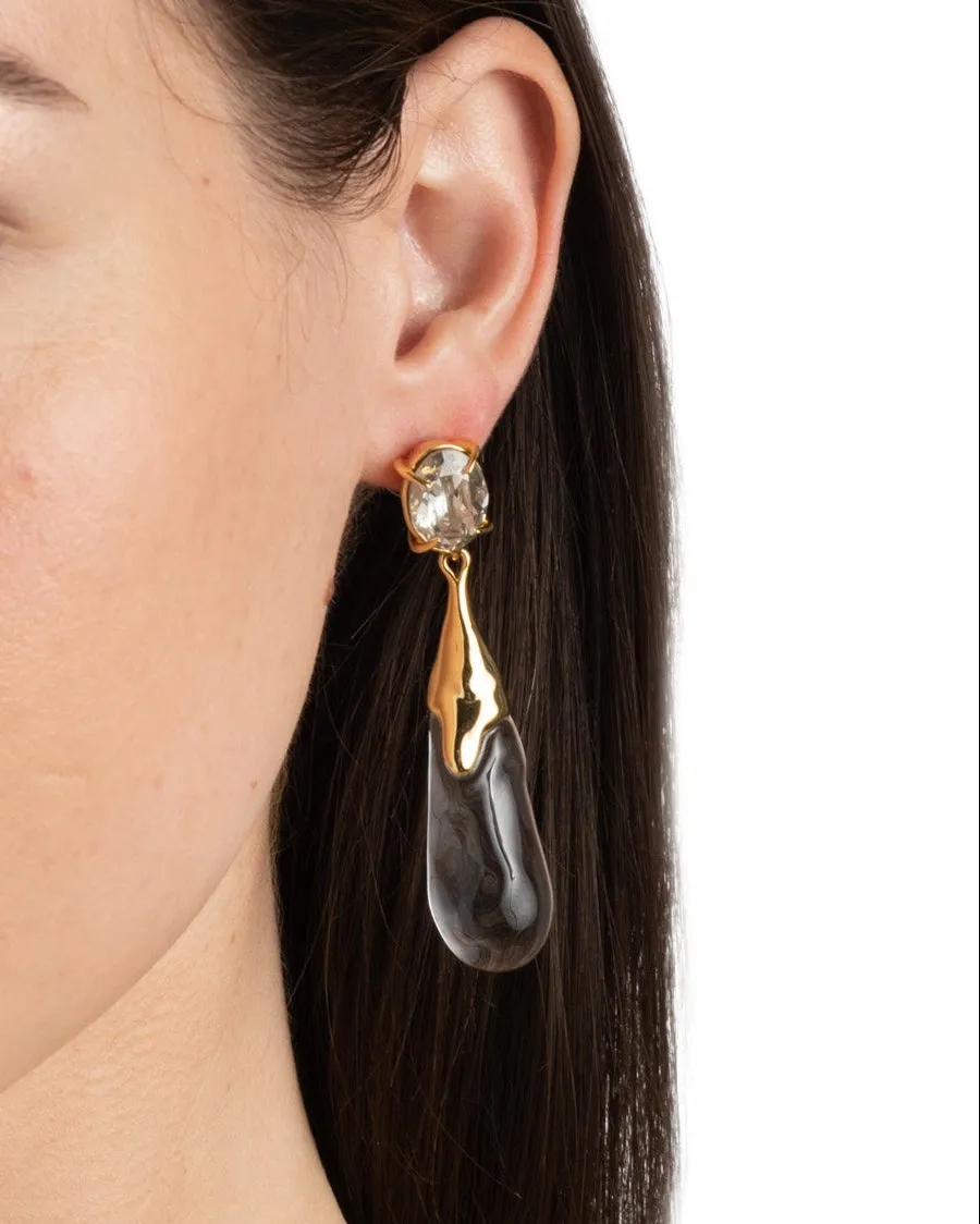 Bonbon Crystal Small Teardrop Earring- Clear sold by Alexis Bittar product image thumbnail 2