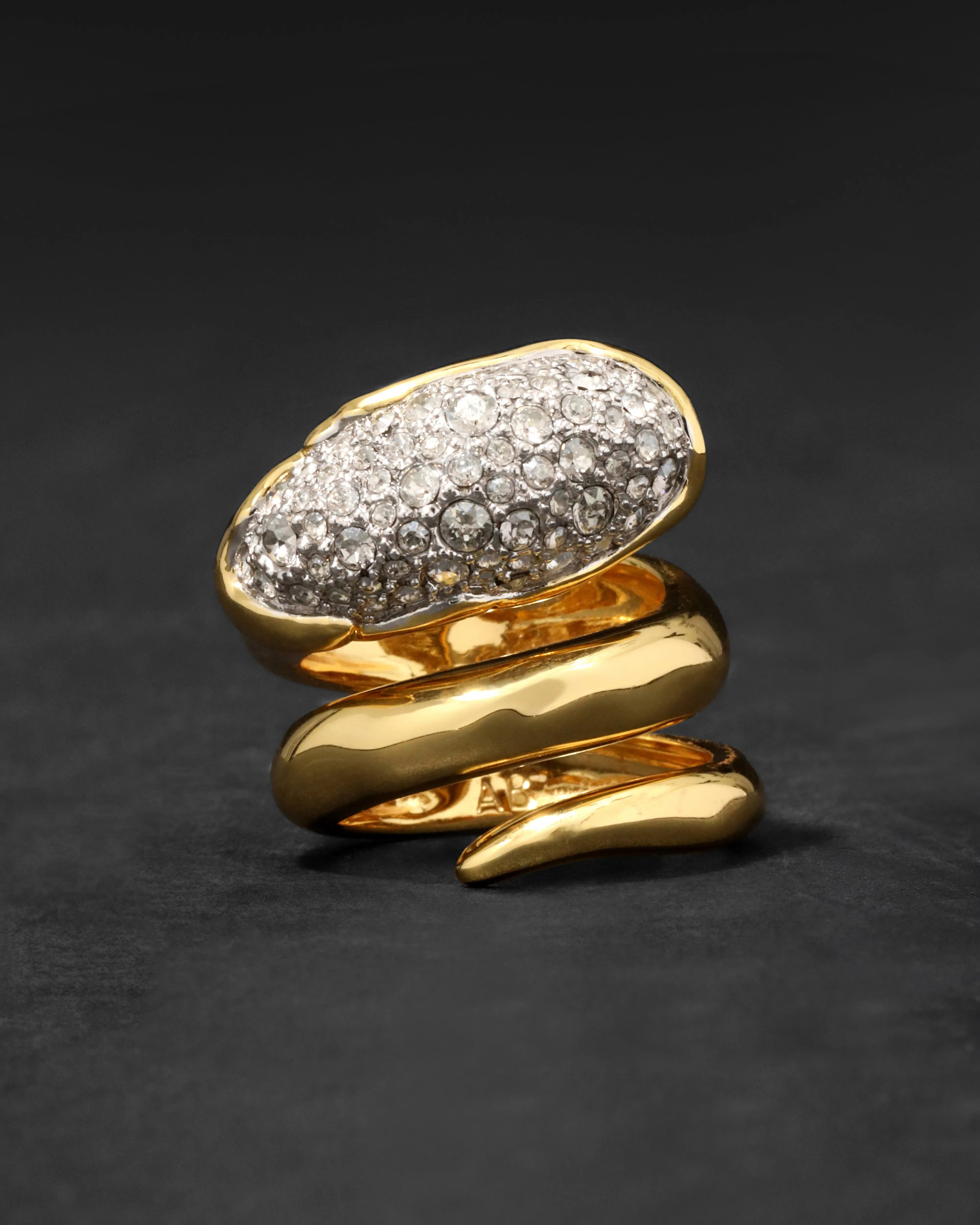 Solanales Crystal Coiled Pebble Ring sold by Alexis Bittar product image thumbnail 4