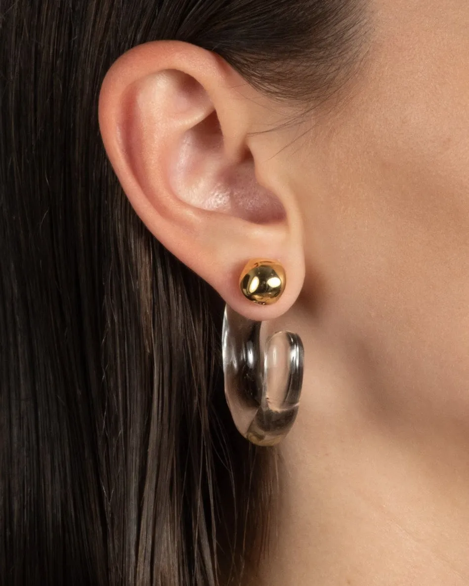 Liquid Lucite Front Back Hoop Earring sold by Alexis Bittar product image thumbnail 3