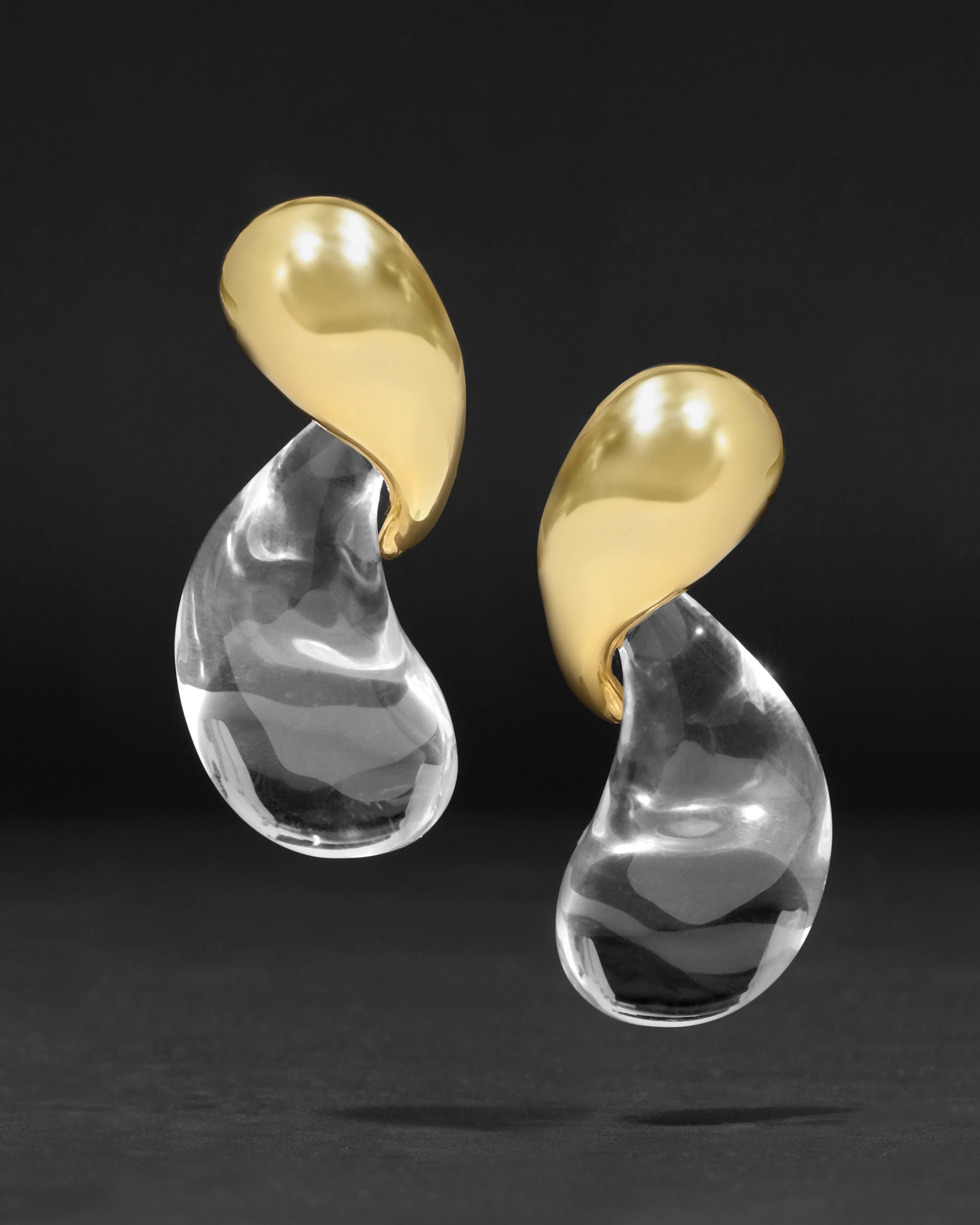 Liquid Lucite Modernist Earring sold by Alexis Bittar