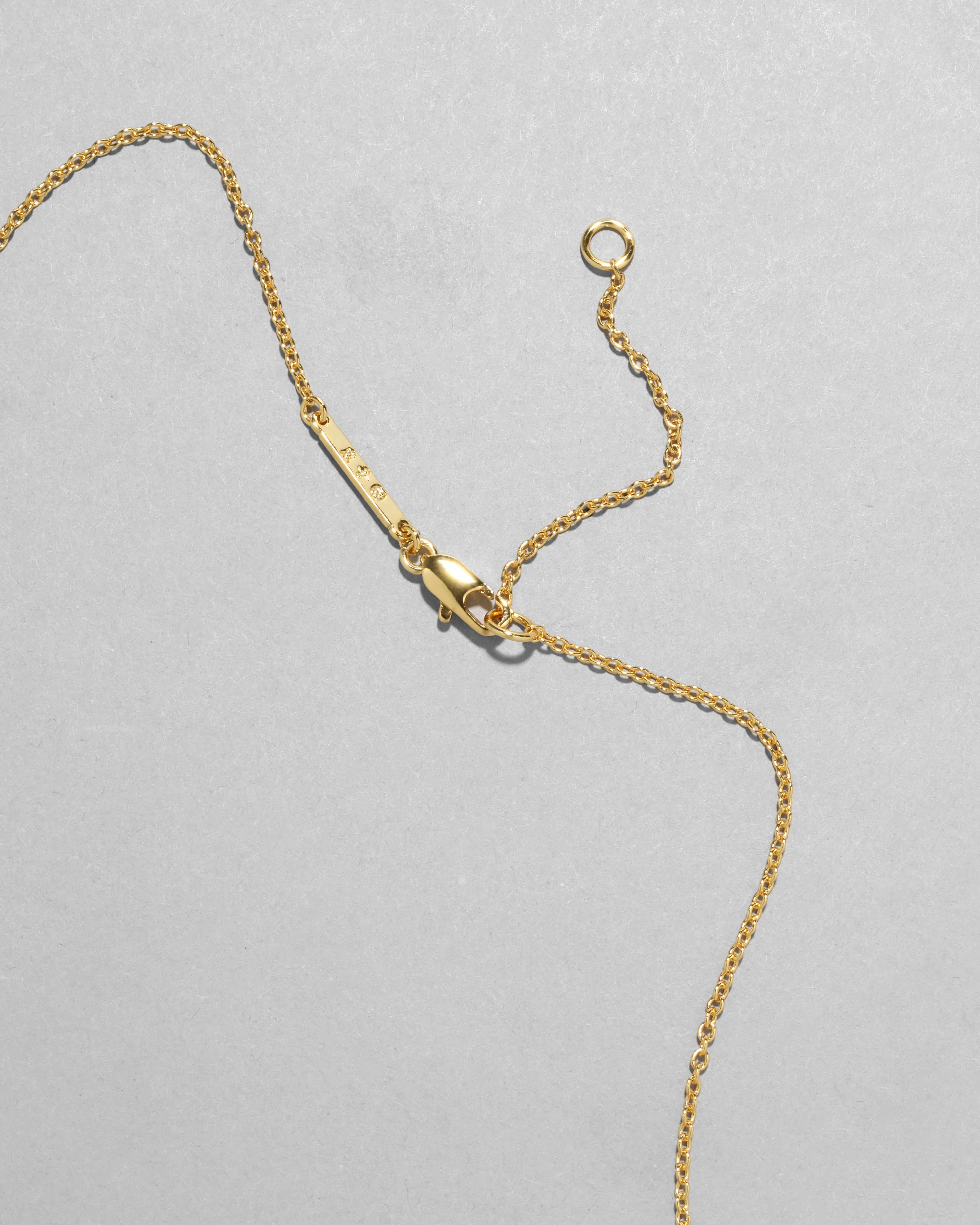 Gold Capped Crescent Necklace- Dusty Rose sold by Alexis Bittar product image thumbnail 5