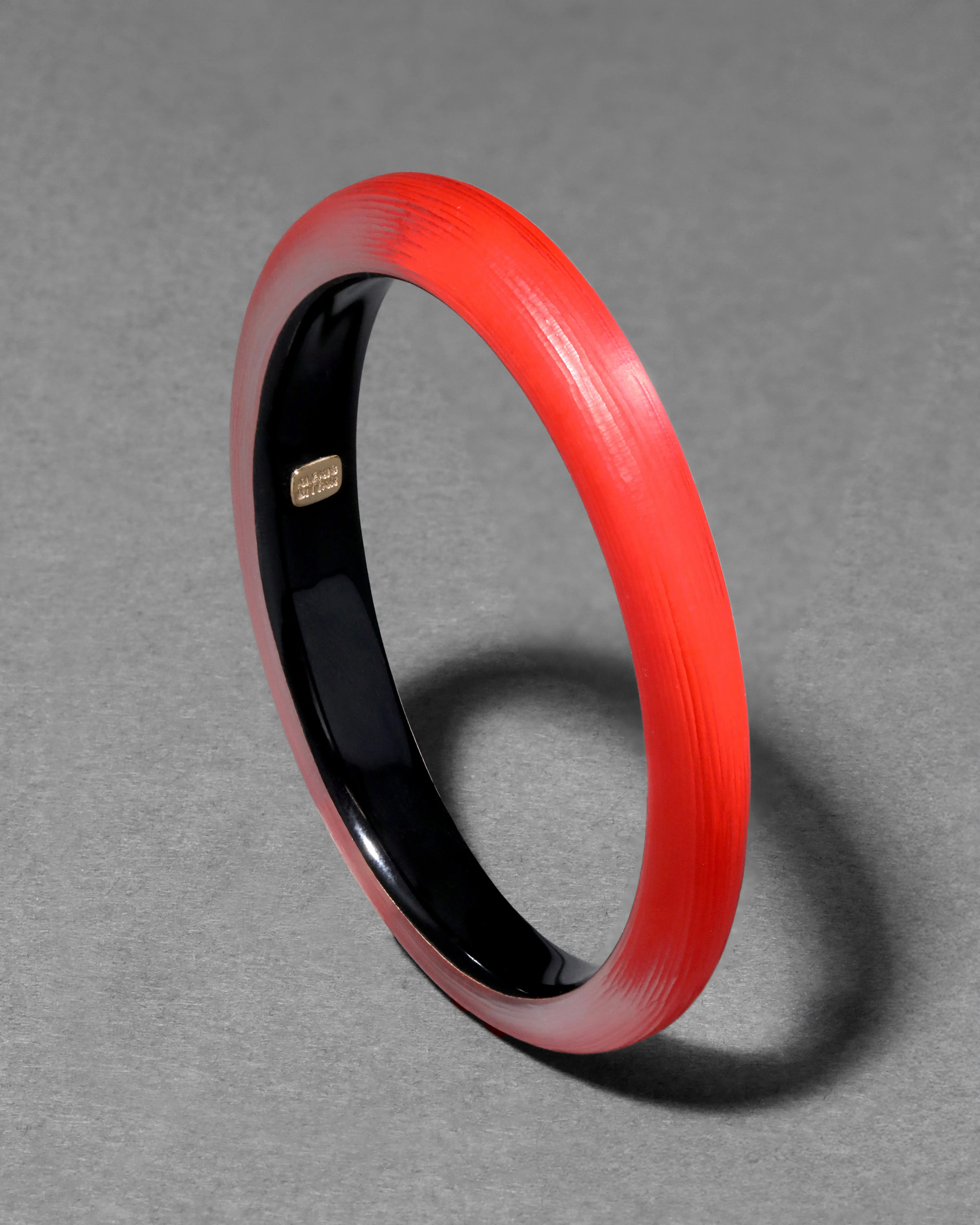 Lucite Skinny Bangle- Lipstick Red sold by Alexis Bittar product image thumbnail 5