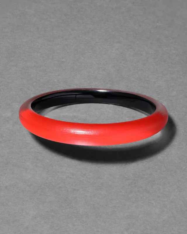 Lucite Skinny Bangle- Lipstick Red sold by Alexis Bittar