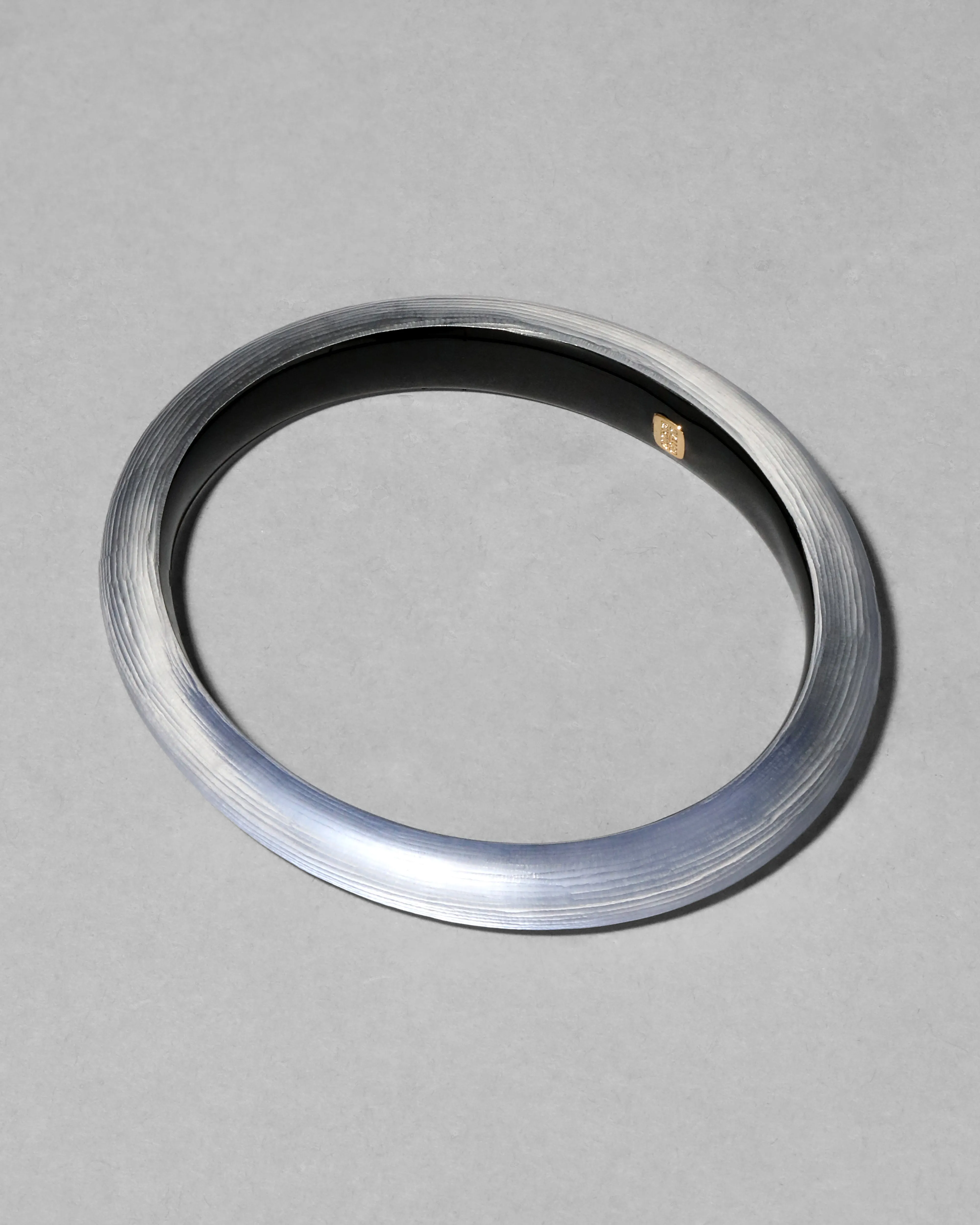 Lucite Skinny Bangle- Steel Blue sold by Alexis Bittar product image thumbnail 5