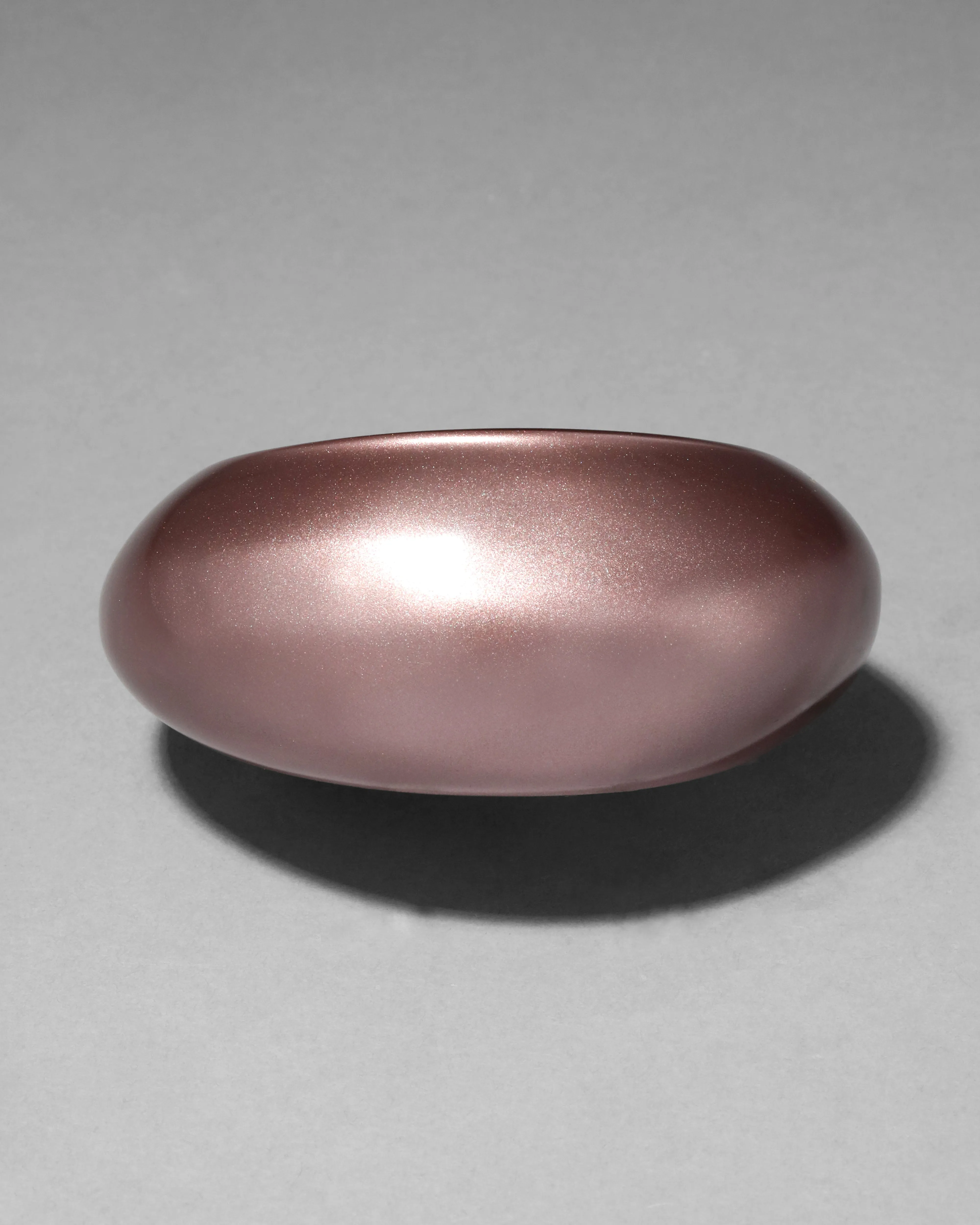 Puffy Lucite Tapered Bangle Bracelet- Dusty Rose sold by Alexis Bittar product image thumbnail 4