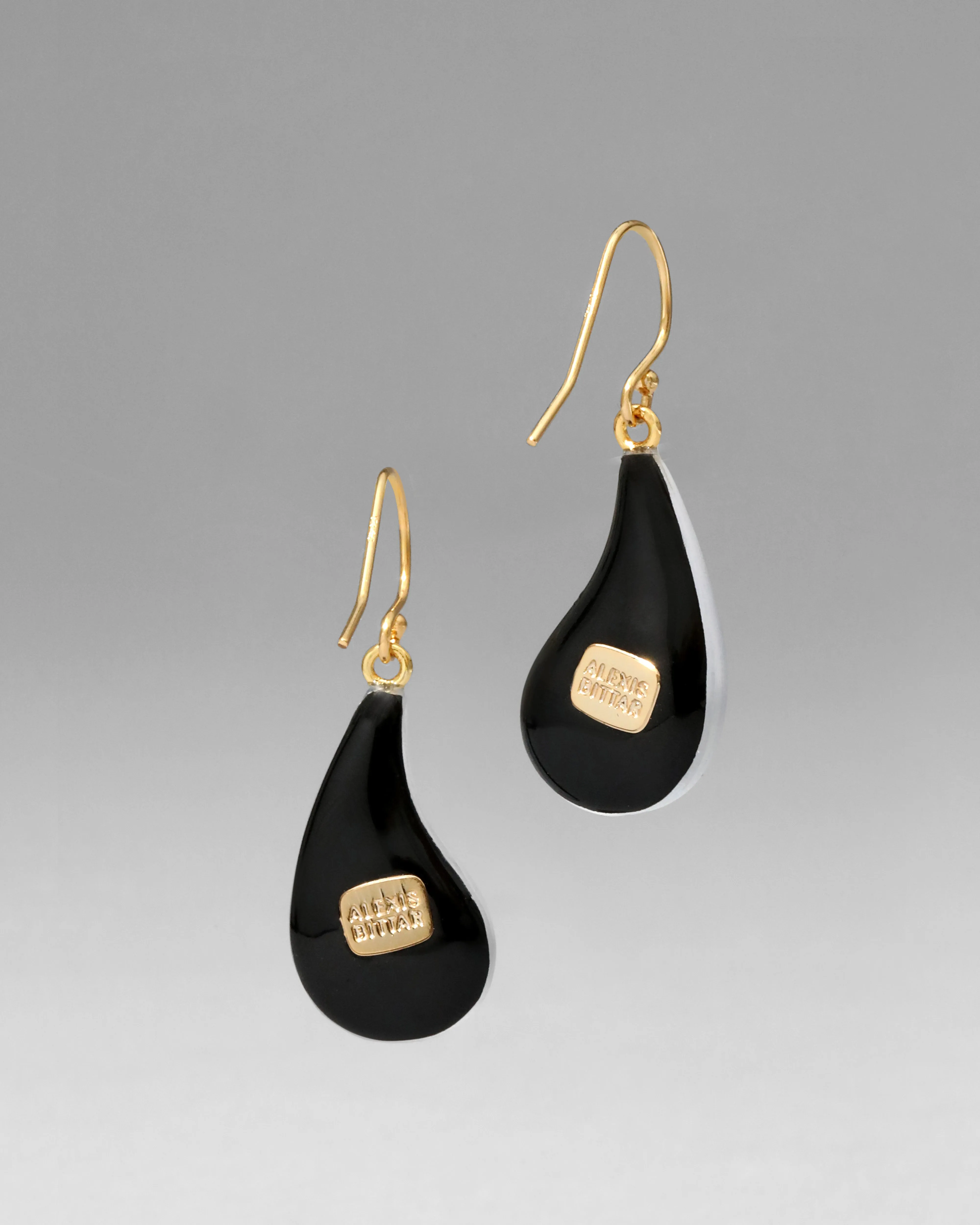 Lucite Dewdrop Earring- Steel Blue sold by Alexis Bittar product image thumbnail 4