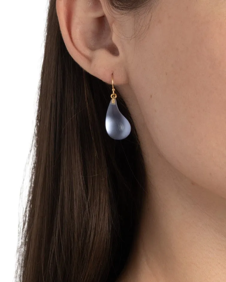 Lucite Dewdrop Earring- Steel Blue sold by Alexis Bittar product image thumbnail 2