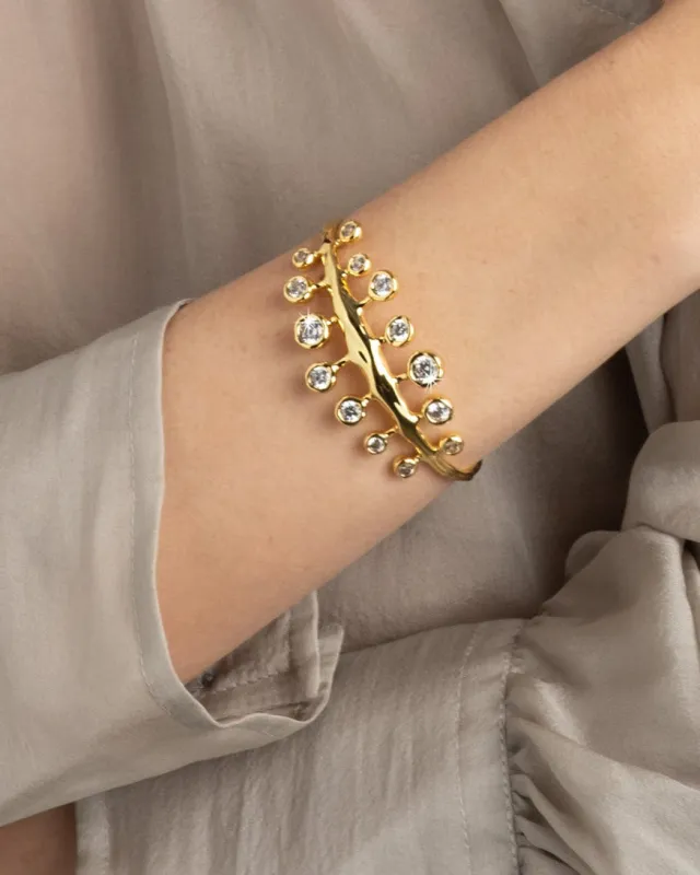 Asterales Modernist Cuff Bracelet sold by Alexis Bittar