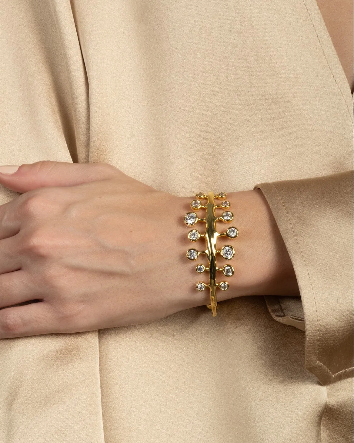 Asterales Modernist Cuff Bracelet sold by Alexis Bittar product image thumbnail 4