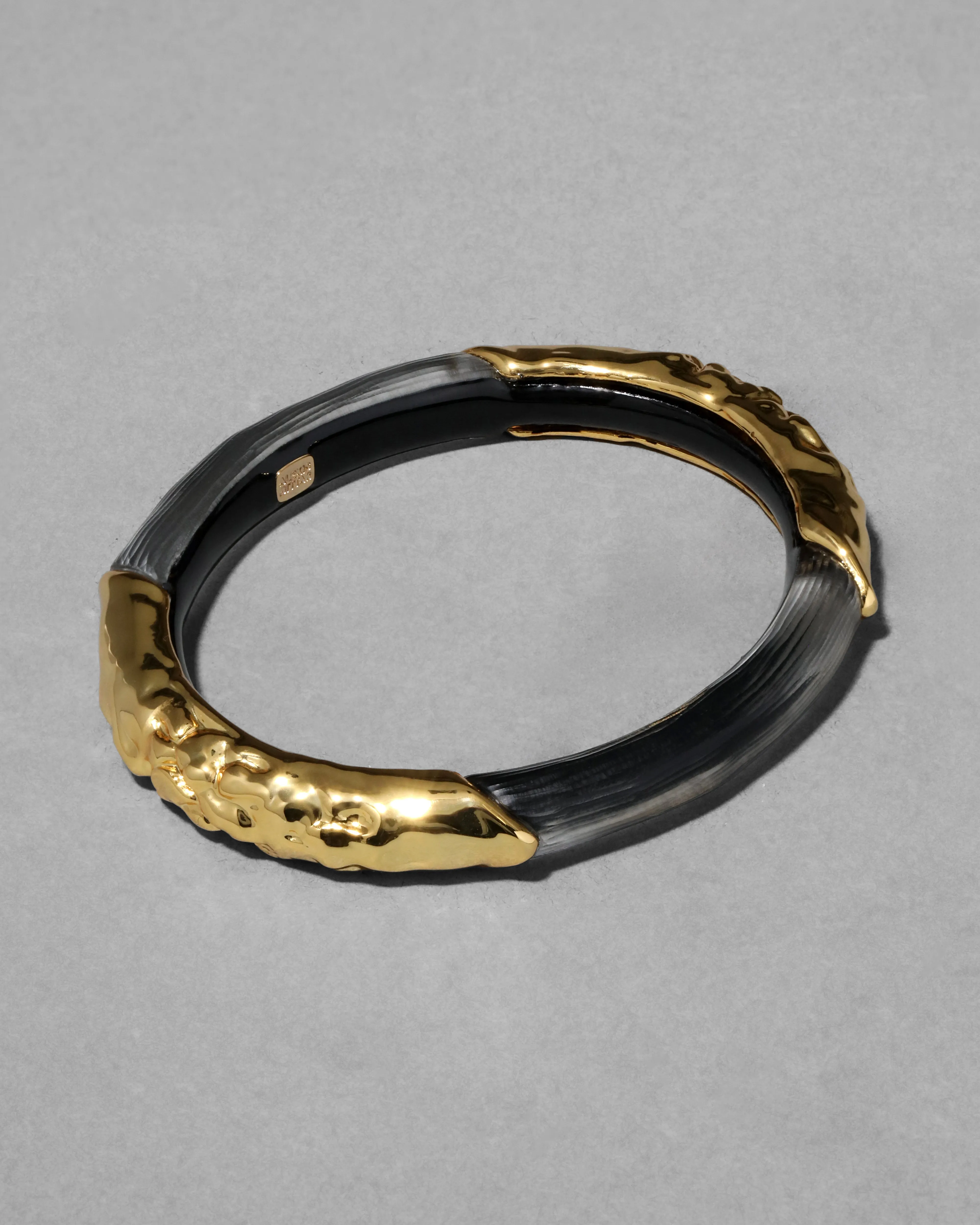 Lucite Brut Skinny Bangle- Black sold by Alexis Bittar product image thumbnail 4