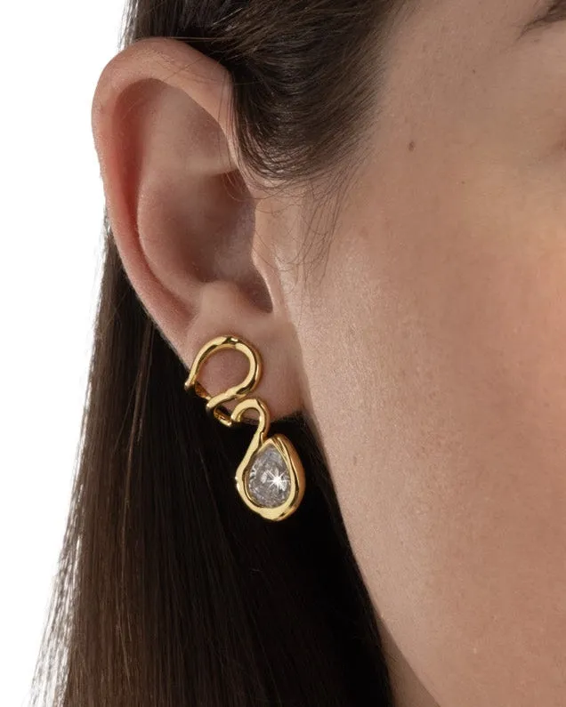 Asterales Floating Vine Post Earring sold by Alexis Bittar product image thumbnail 5
