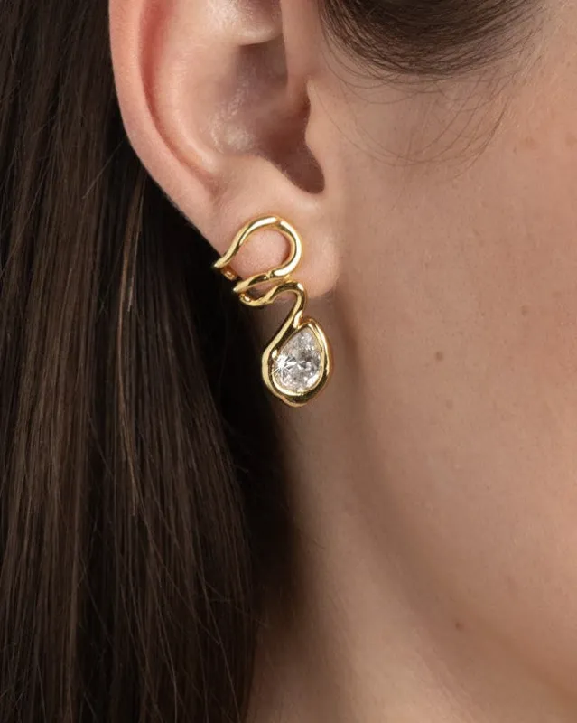 Asterales Floating Vine Post Earring sold by Alexis Bittar