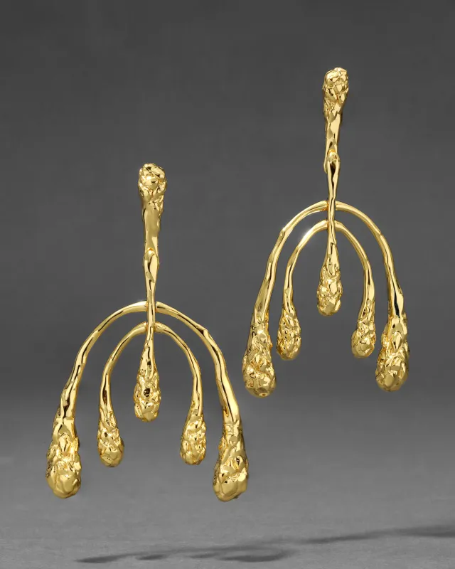 Brut Gold Mobile Earring sold by Alexis Bittar