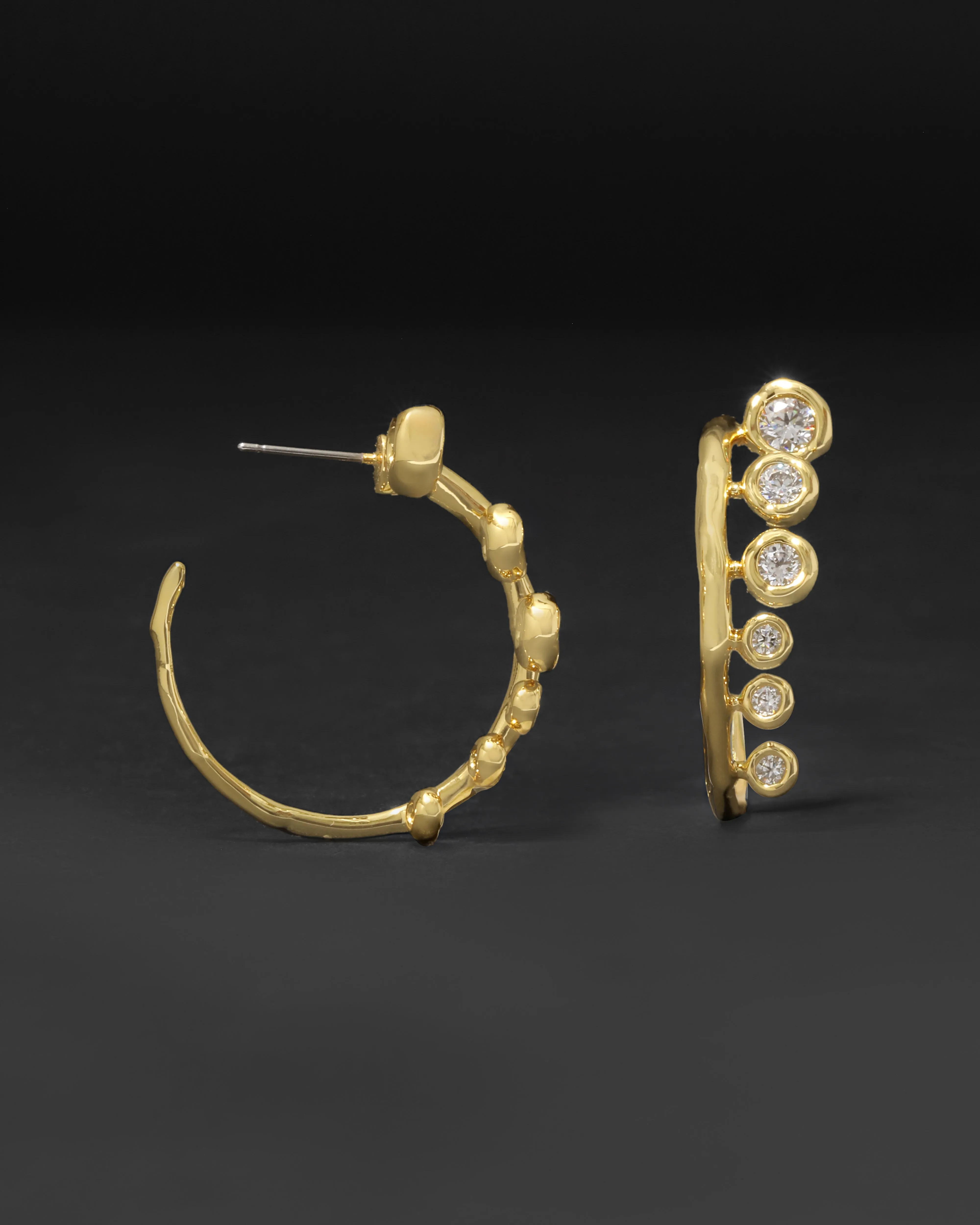 Asterales Modernist Hoop Earring sold by Alexis Bittar product image thumbnail 4