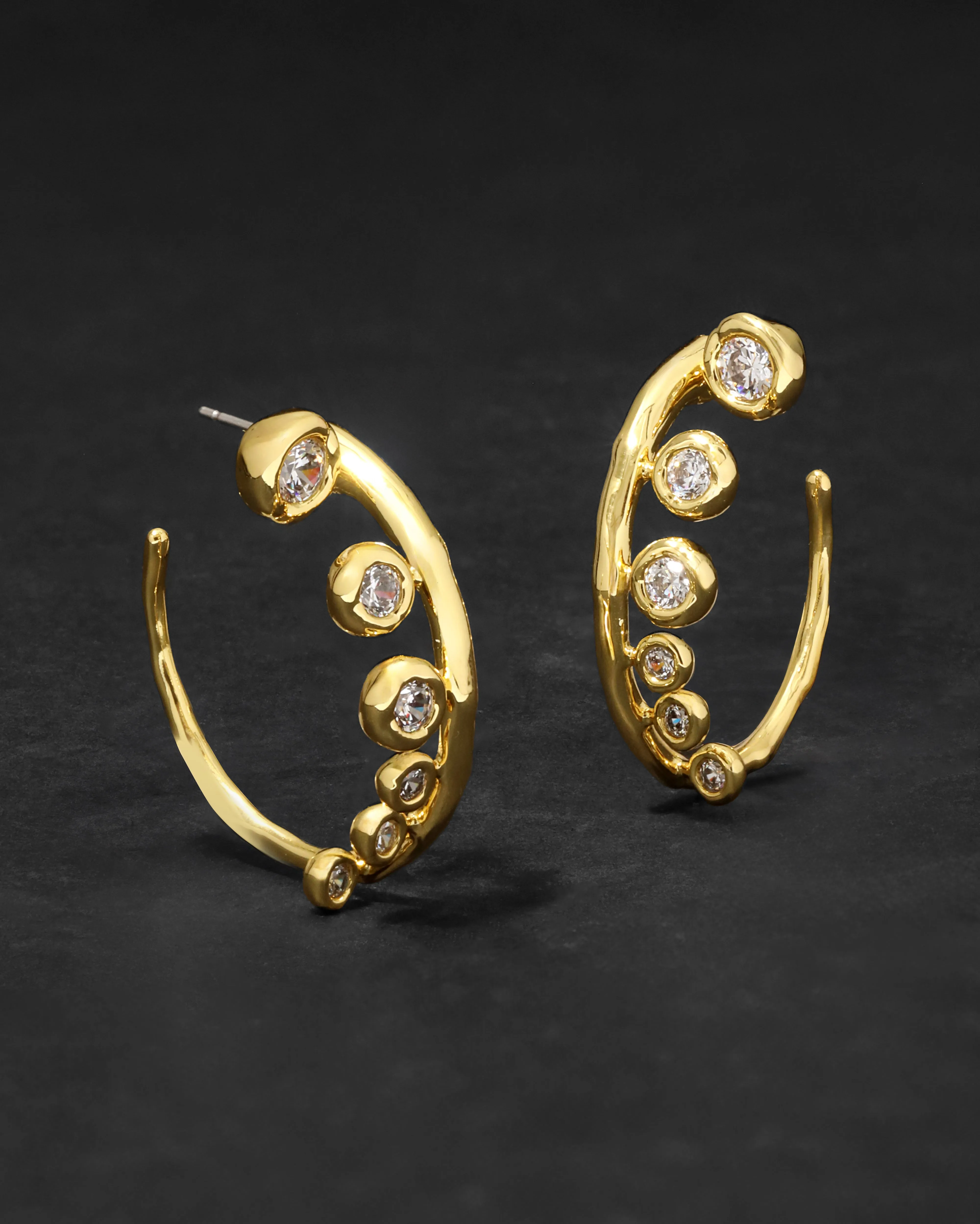 Asterales Modernist Hoop Earring sold by Alexis Bittar product image thumbnail 5