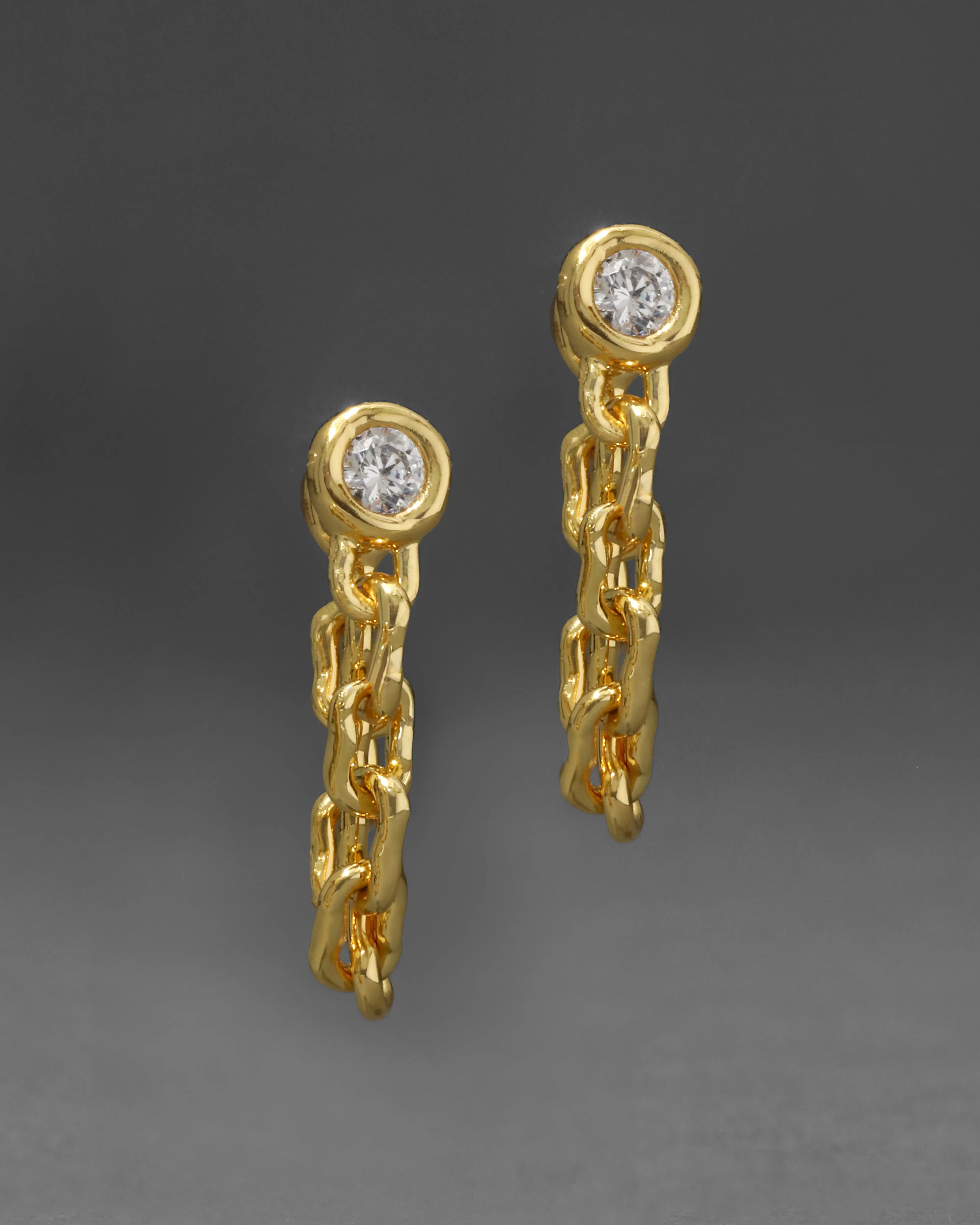 Asterales Chain Linked Front Back Earring sold by Alexis Bittar product image thumbnail 2