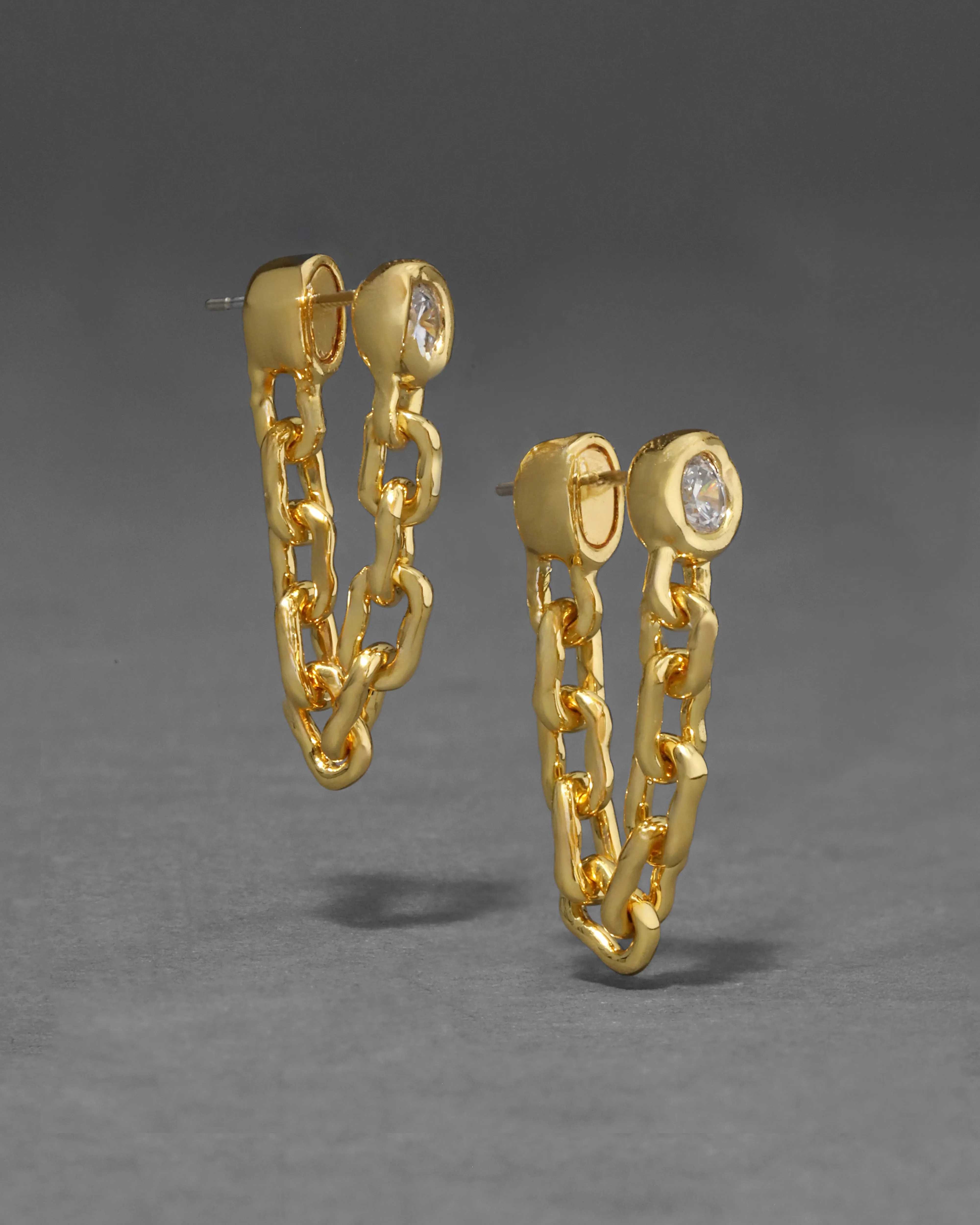 Asterales Chain Linked Front Back Earring sold by Alexis Bittar product image thumbnail 3