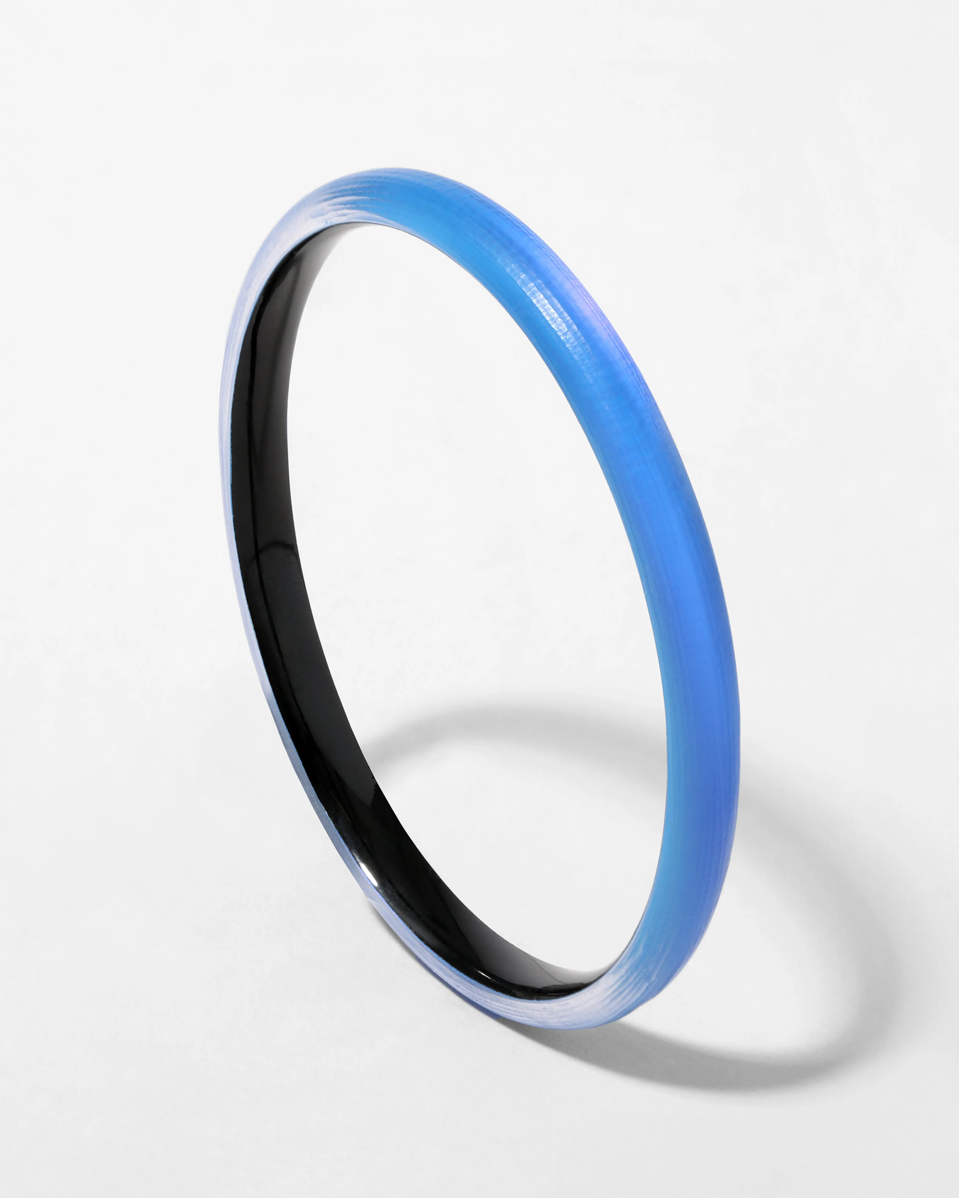 Luminous Lucite Super Skinny Bangle Bracelet- Hyacinth sold by Alexis Bittar product image thumbnail 2