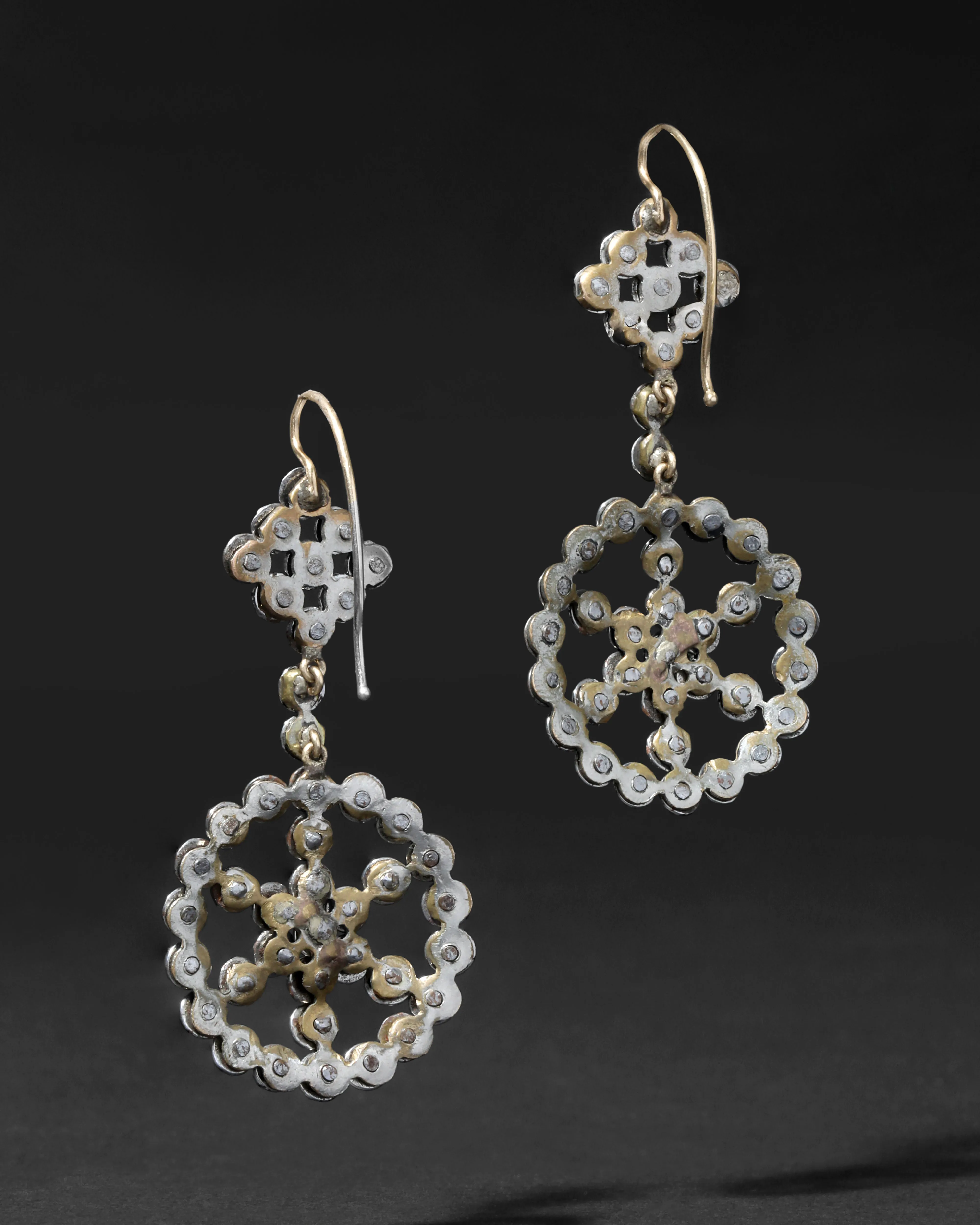 Cut Steel Medium Spoke Wire Drop Earring sold by Alexis Bittar product image thumbnail 2