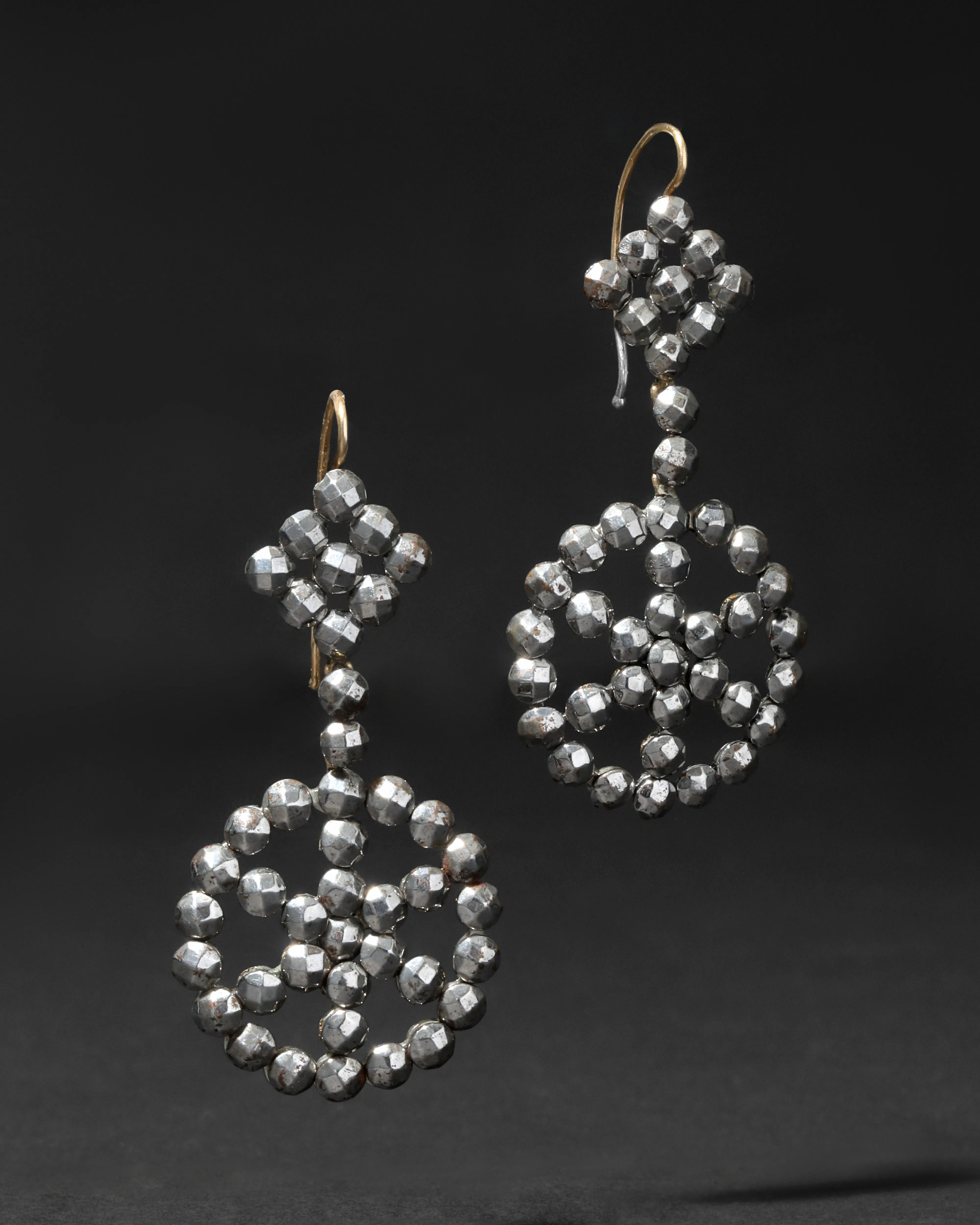 Cut Steel Medium Spoke Wire Drop Earring sold by Alexis Bittar