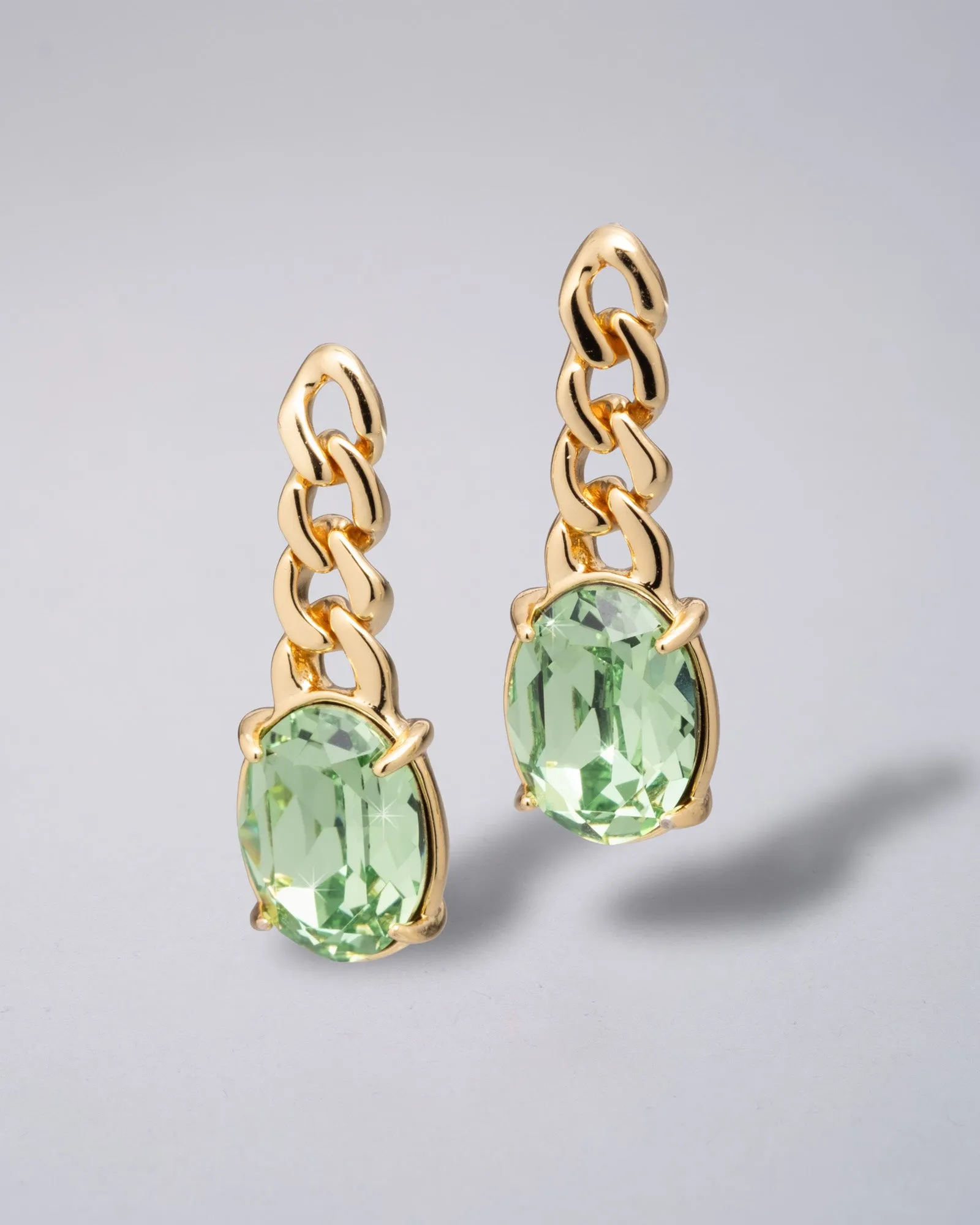 Bonbon Crystal Small Drop Post Earring- Basil sold by Alexis Bittar