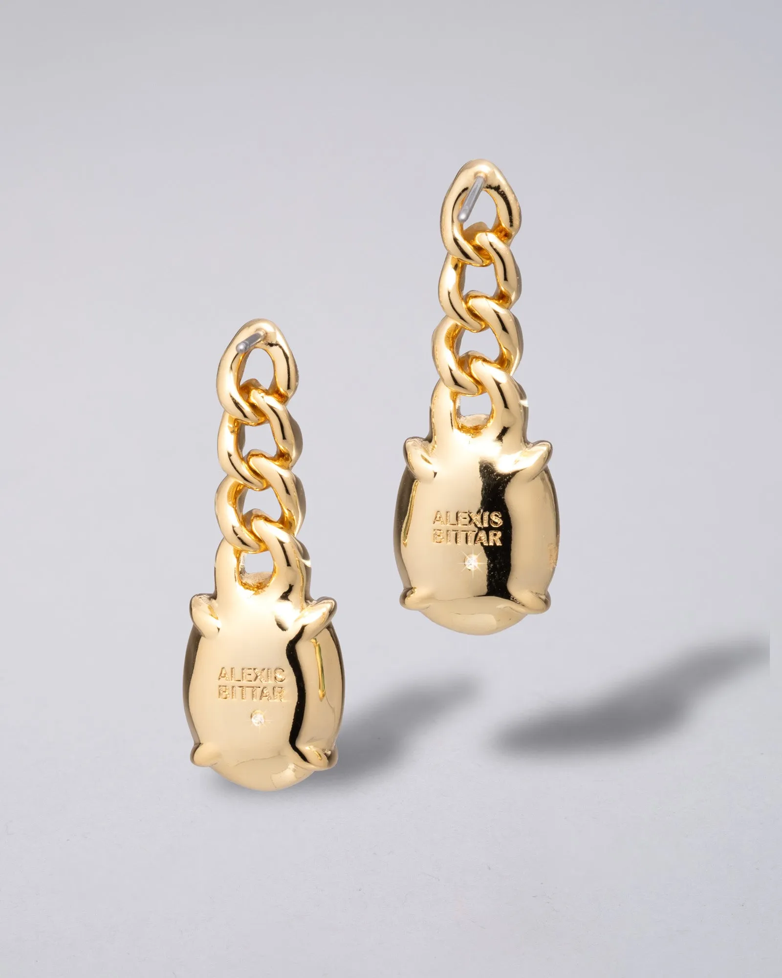 Bonbon Crystal Small Drop Post Earring- Basil sold by Alexis Bittar product image thumbnail 3