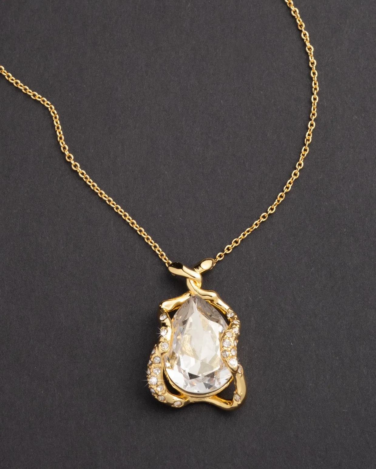 Liquid Vine Crystal Pendant Necklace- Air sold by Alexis Bittar