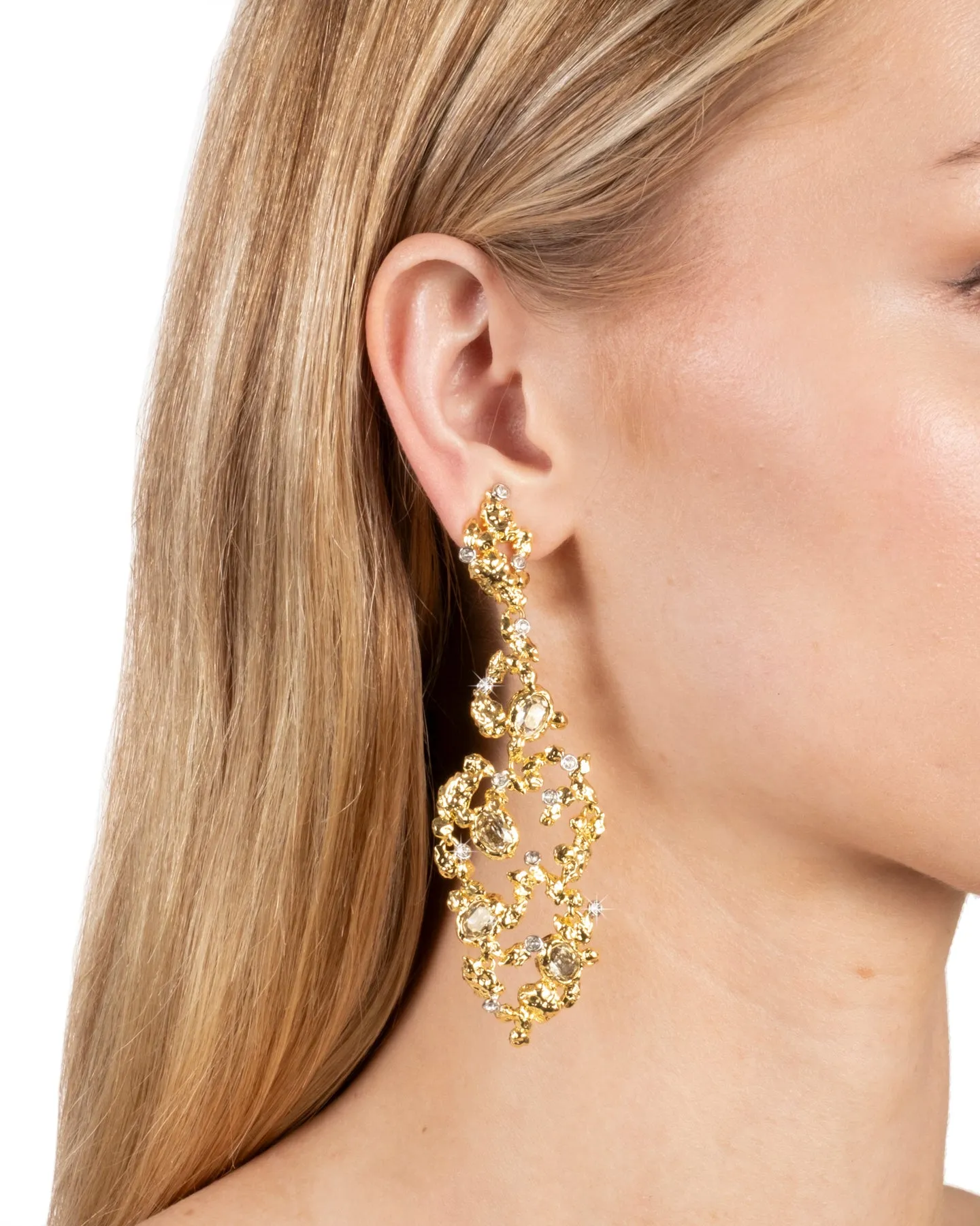 Golden Pebble Cake Large Clip Earring- Air sold by Alexis Bittar product image thumbnail 2