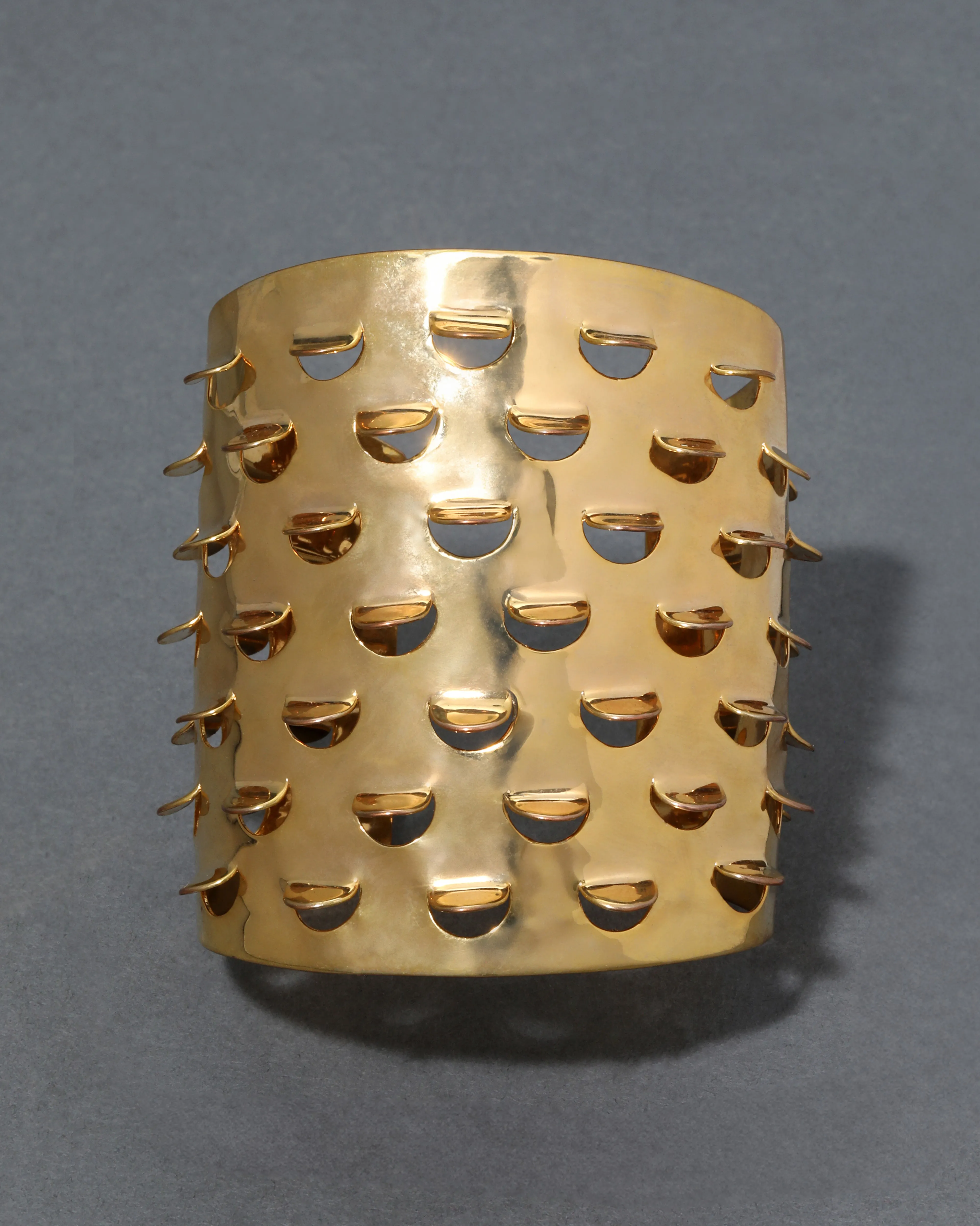 Archive Grater Gold Cuff Bracelet sold by Alexis Bittar product image thumbnail 2