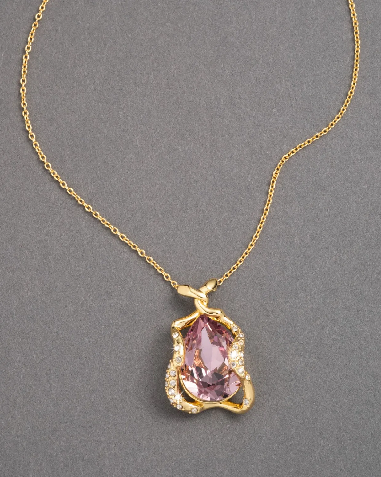 Liquid Vine Crystal Pendant Necklace- Petal sold by Alexis Bittar
