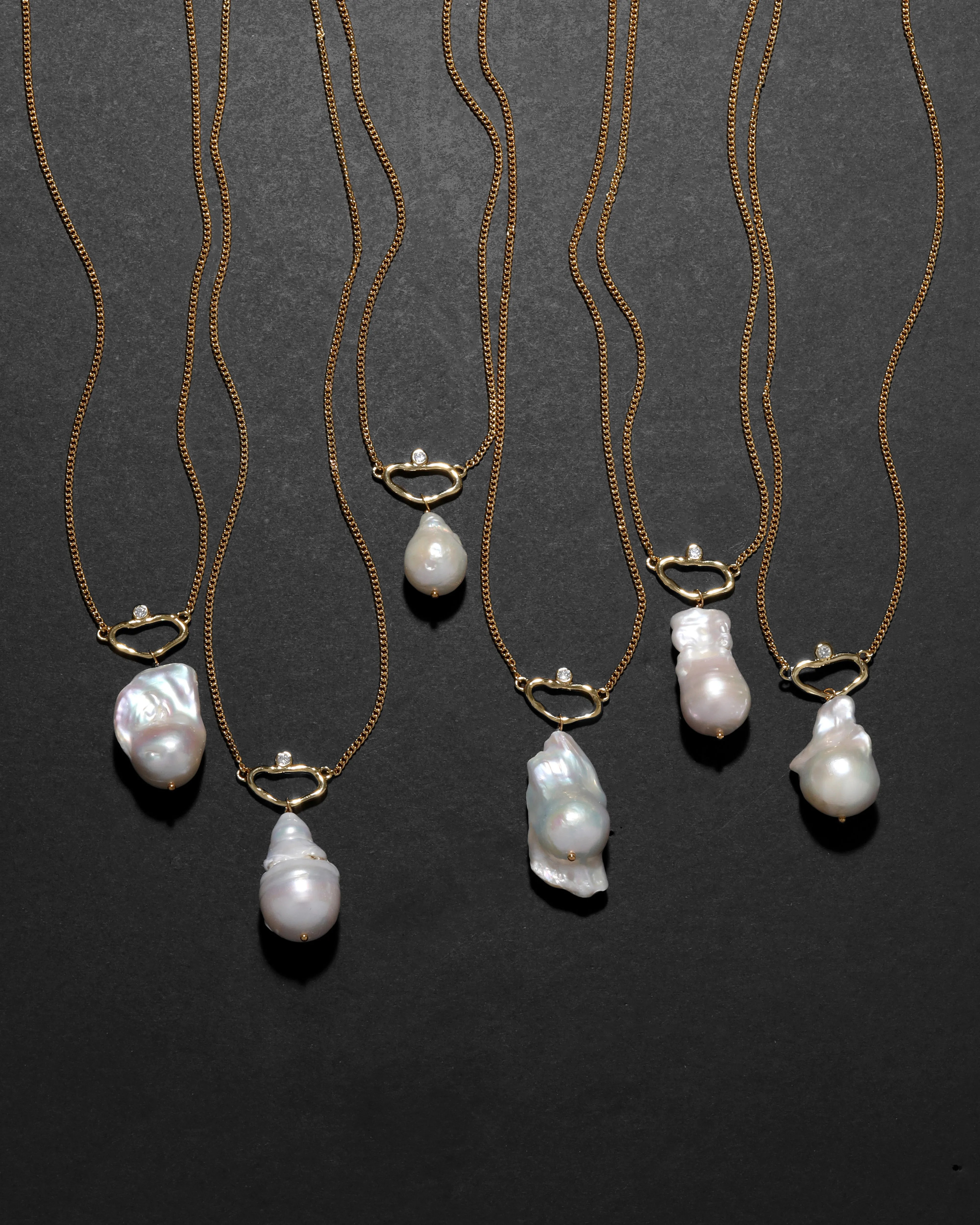 Asterales Link Necklace- Baroque Pearl sold by Alexis Bittar product image thumbnail 4