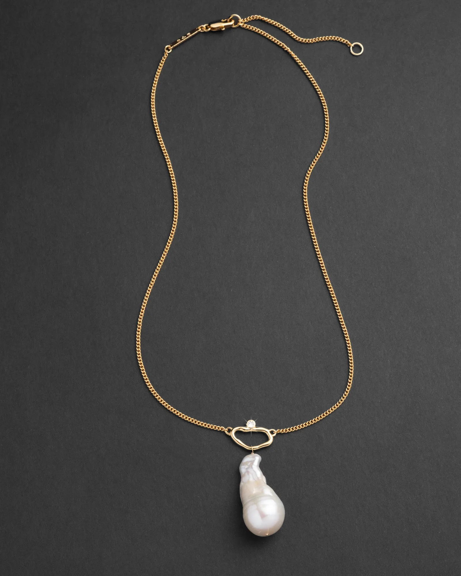 Asterales Link Necklace- Baroque Pearl sold by Alexis Bittar product image thumbnail 3