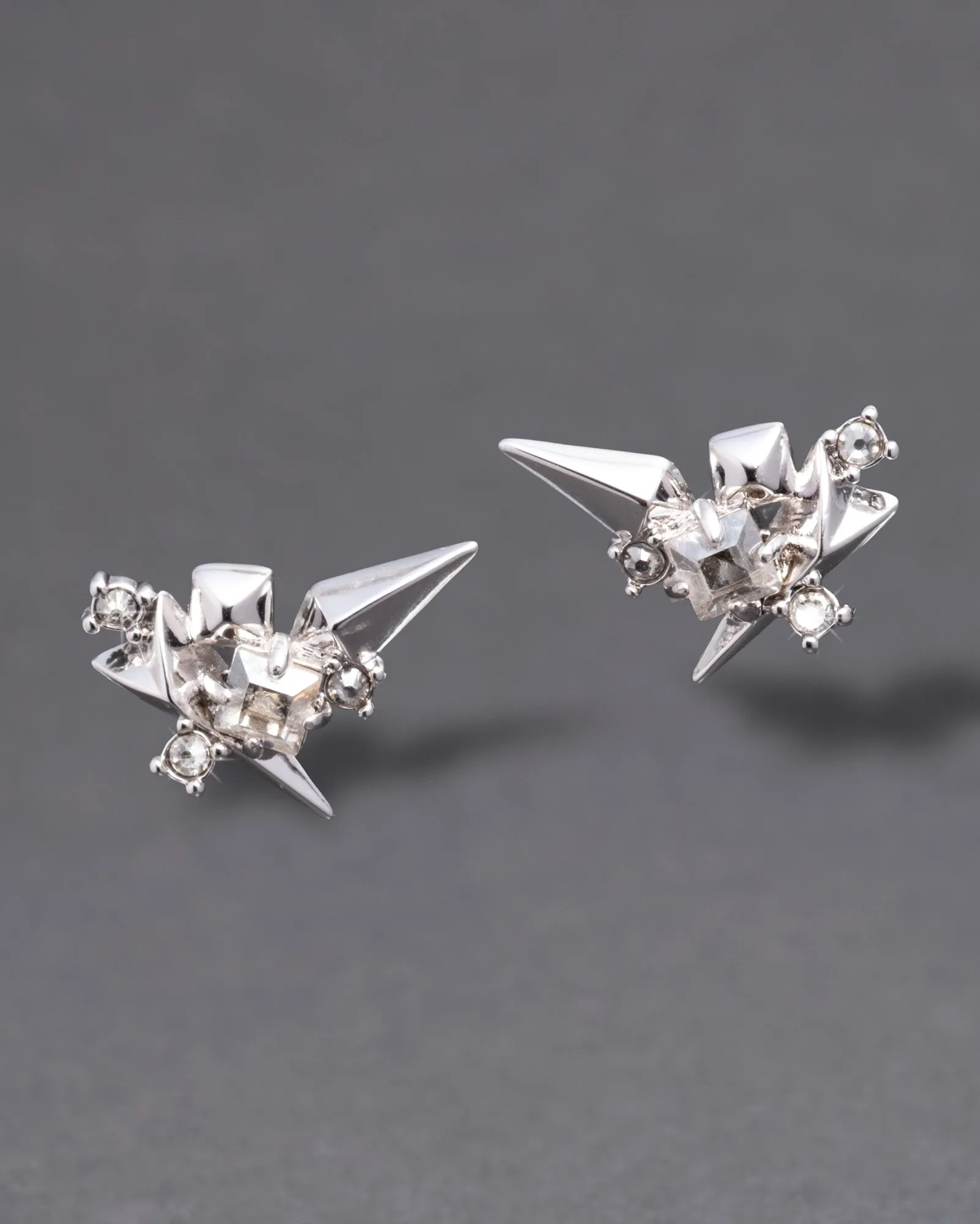 Silver Spike Stud Earring sold by Alexis Bittar