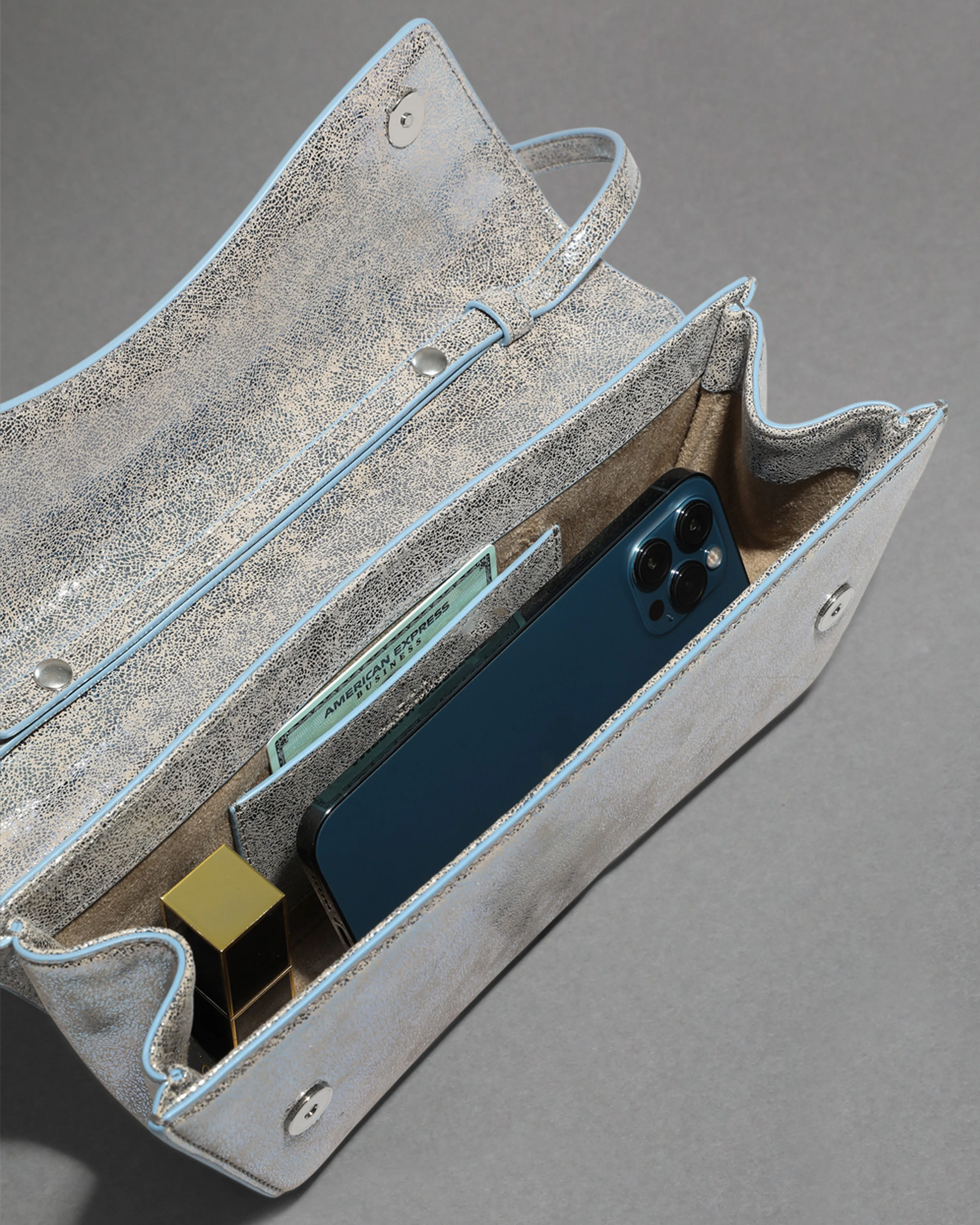 Candy Box Lucite Handle Handbag- Opalescent Sky sold by Alexis Bittar product image thumbnail 5