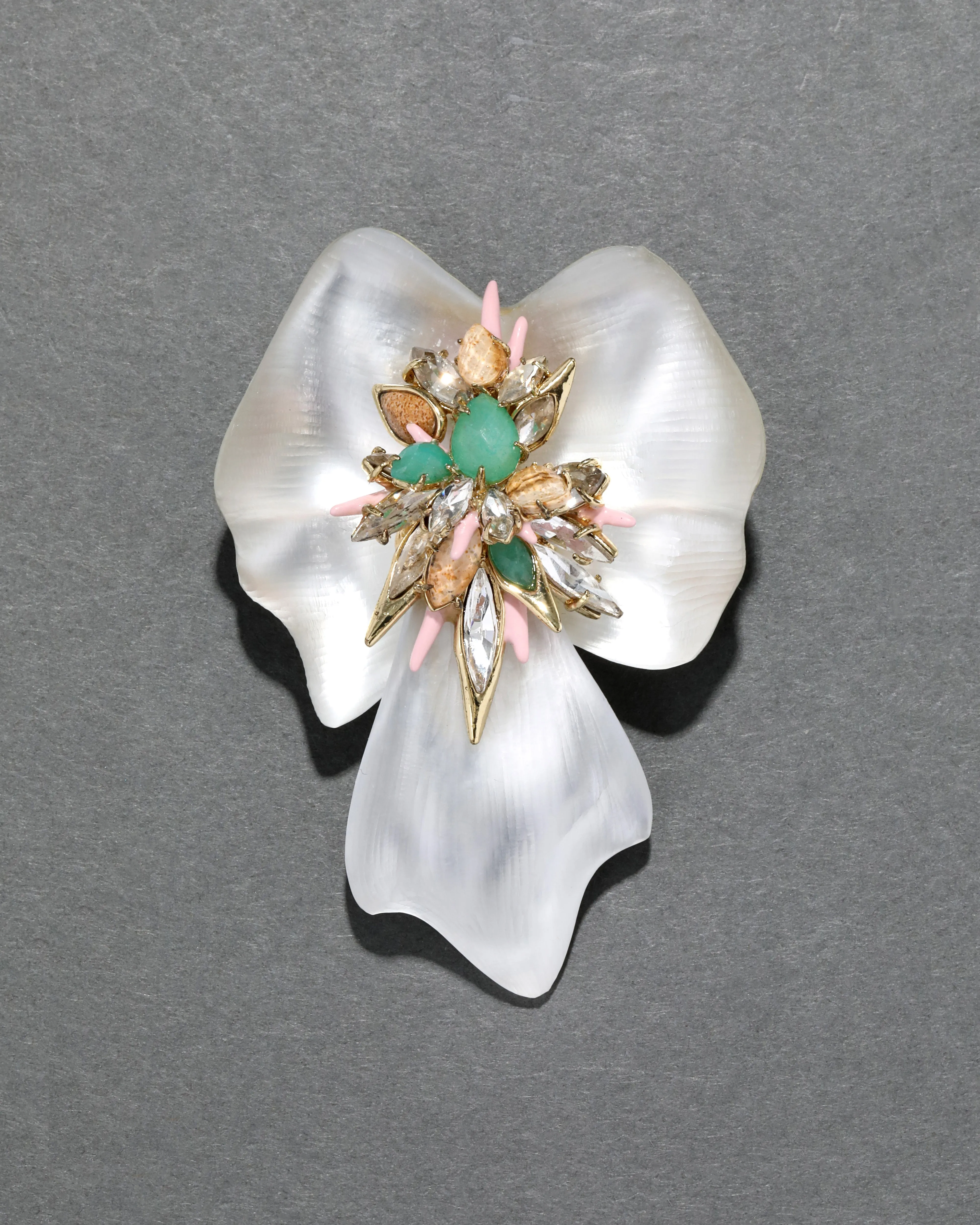 Archive Desert Jasmine Orchard Lucite Pin sold by Alexis Bittar