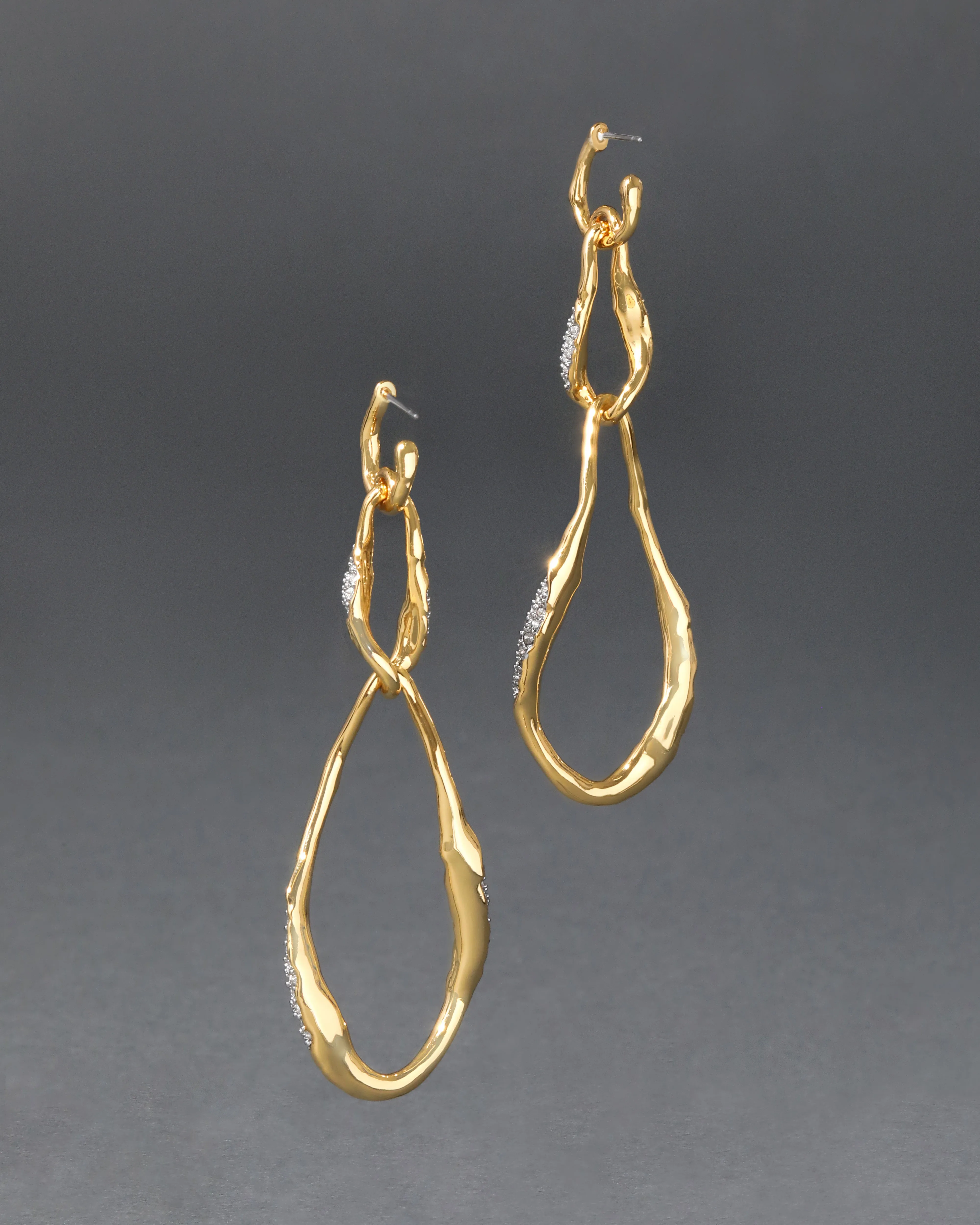 Solanales Crystal Linear Link Earring sold by Alexis Bittar product image thumbnail 5