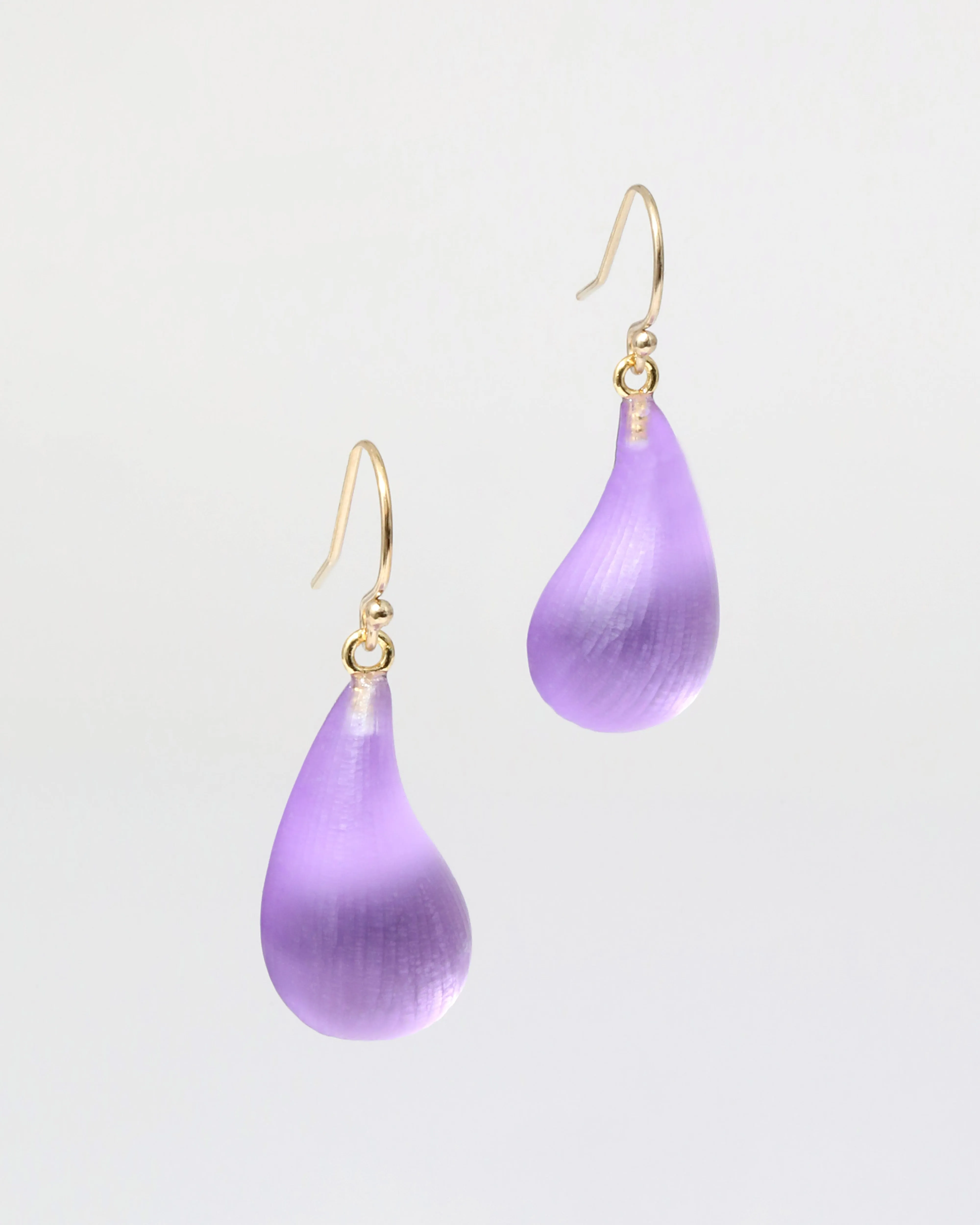 Lucite Dewdrop Earring- Amethyst sold by Alexis Bittar