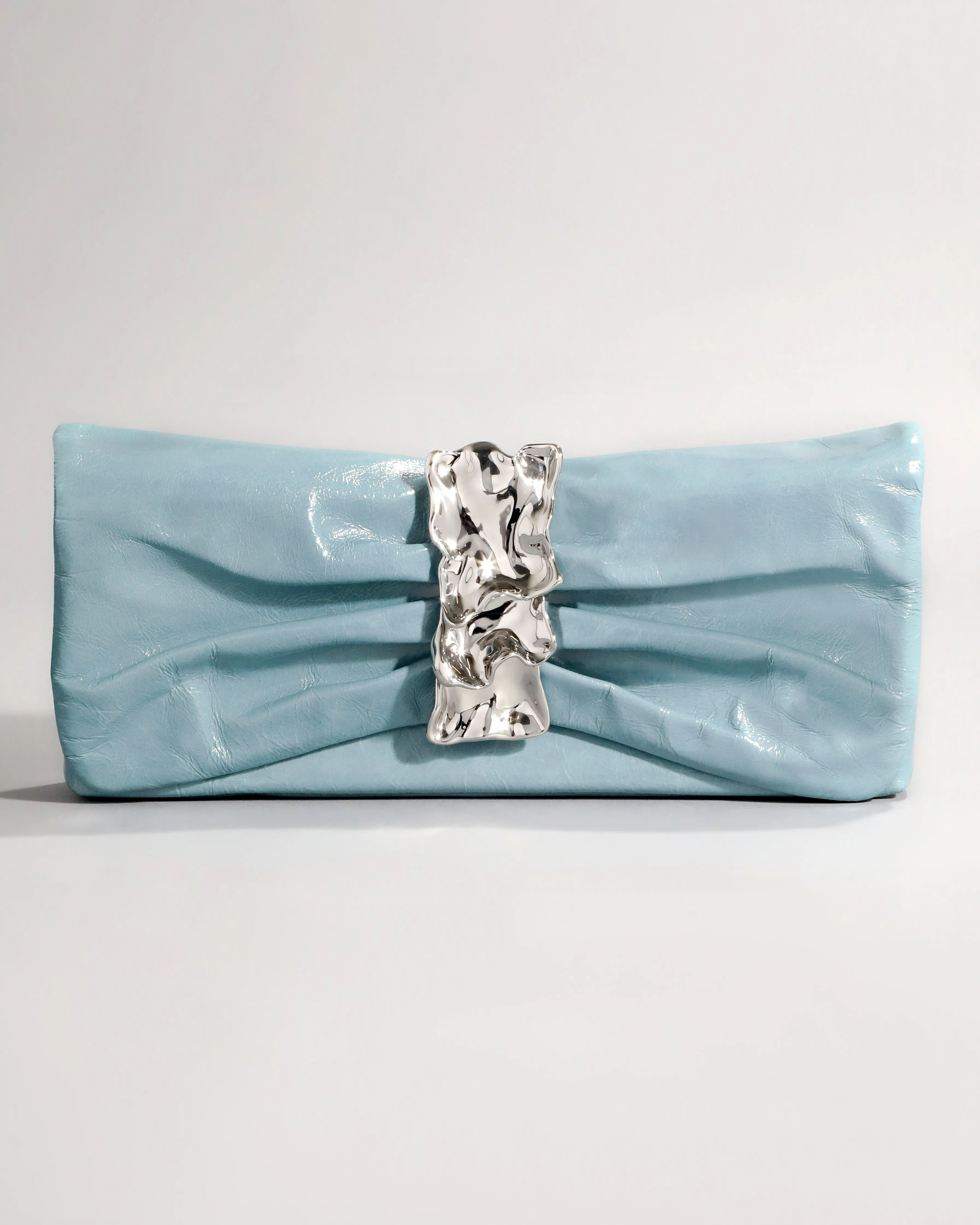 【NODRESS】silver ribbon bag ショルダーバッグ Silver Ribbon Convertible Shoulder Bag- Bermuda Blue | Parallel