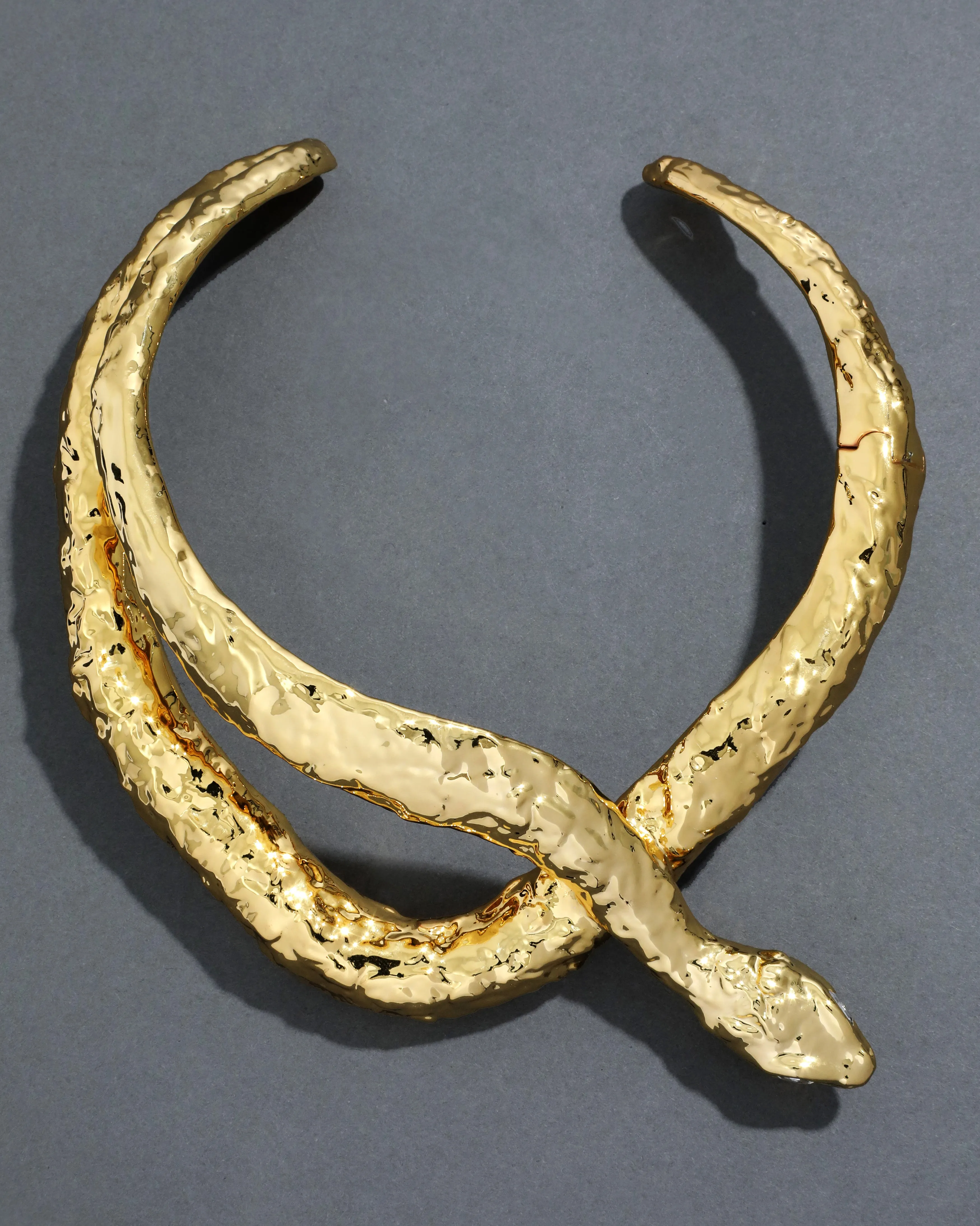 Gold Serpent Coiled Collar sold by Alexis Bittar product image thumbnail 5