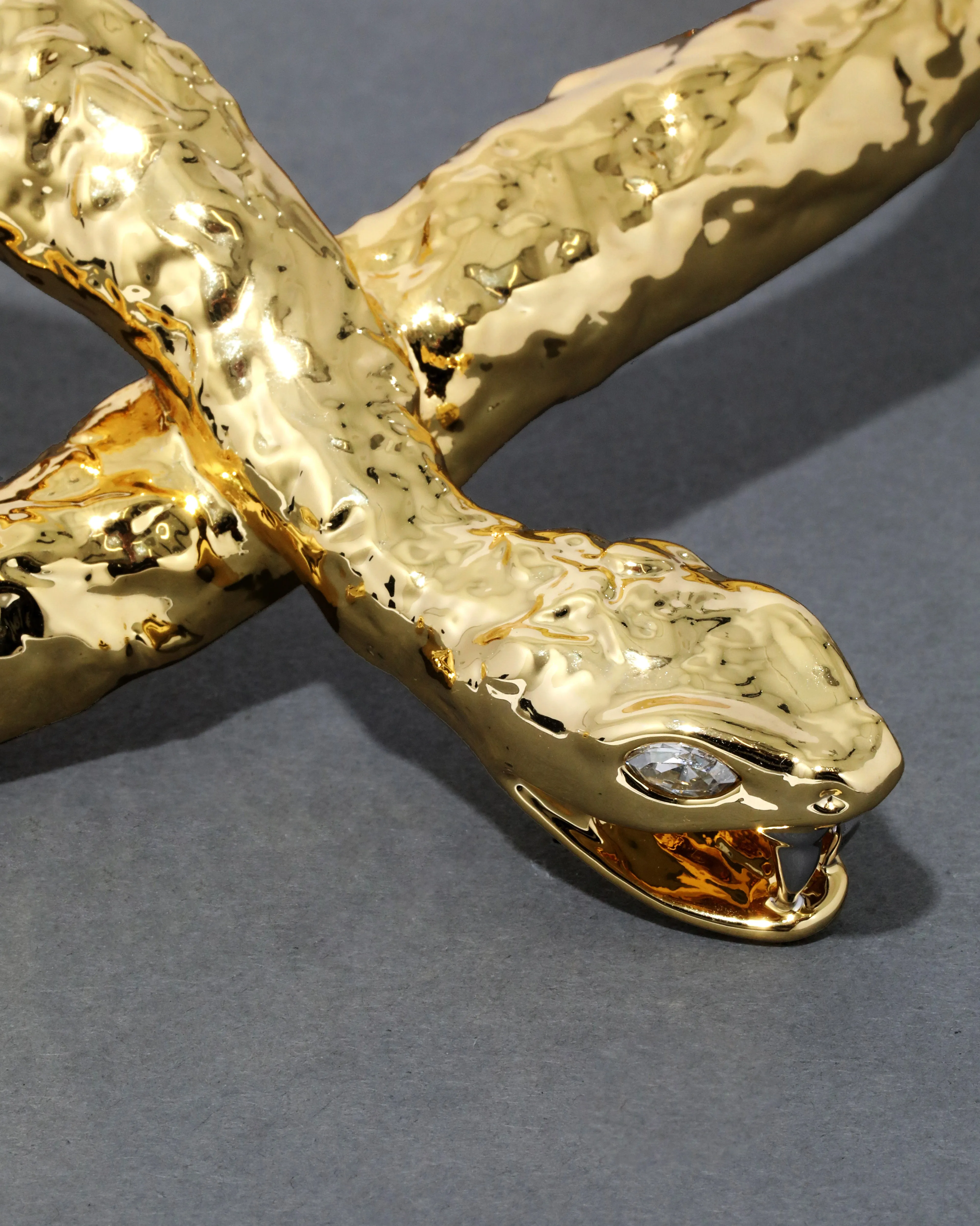 Gold Serpent Coiled Collar sold by Alexis Bittar product image thumbnail 4