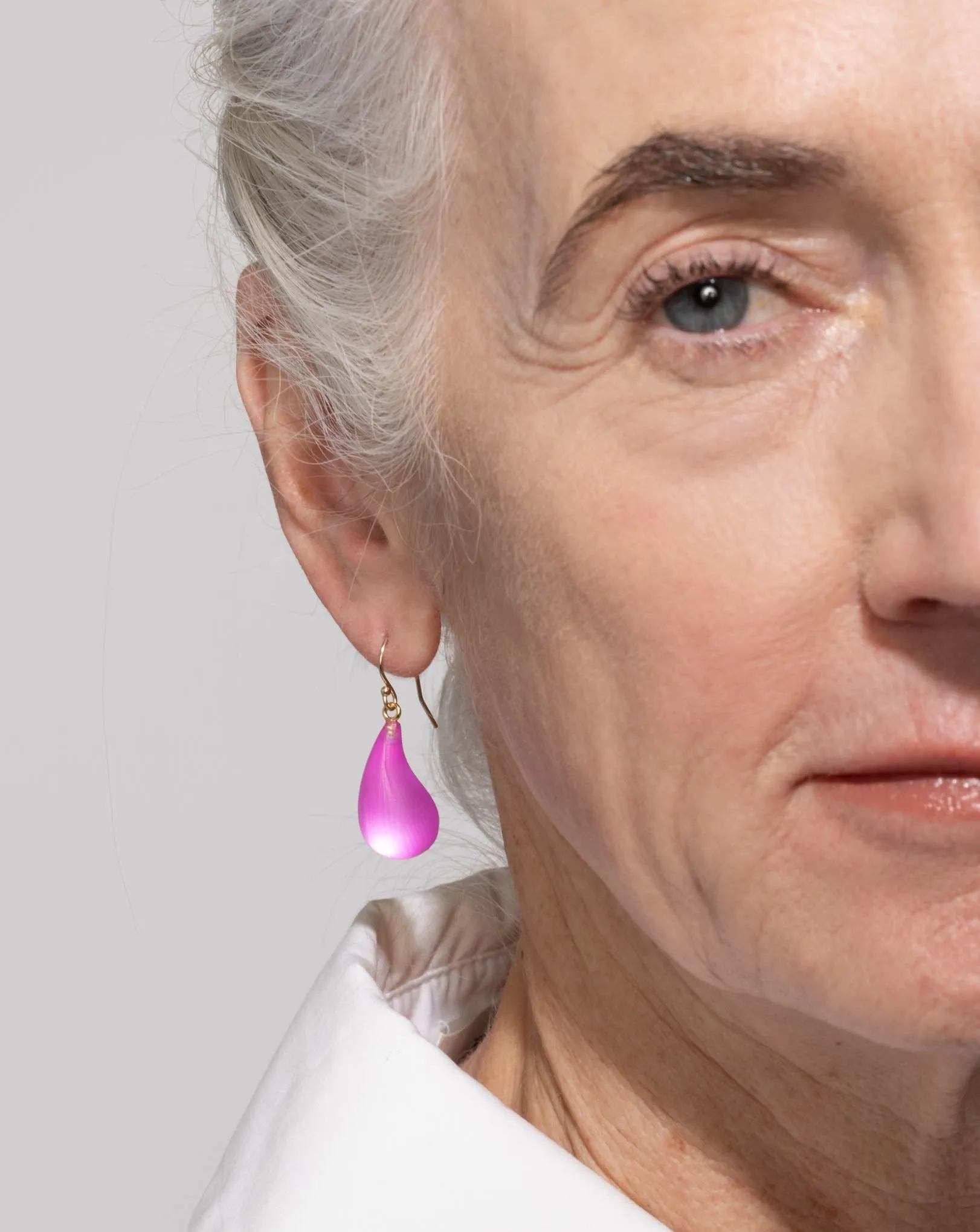 Lucite Dewdrop Earring- Azalea sold by Alexis Bittar product image thumbnail 3