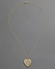 Vintage 1950s 12k Gold FIlled Engraved Heart Locket Necklace sold by Alexis Bittar
