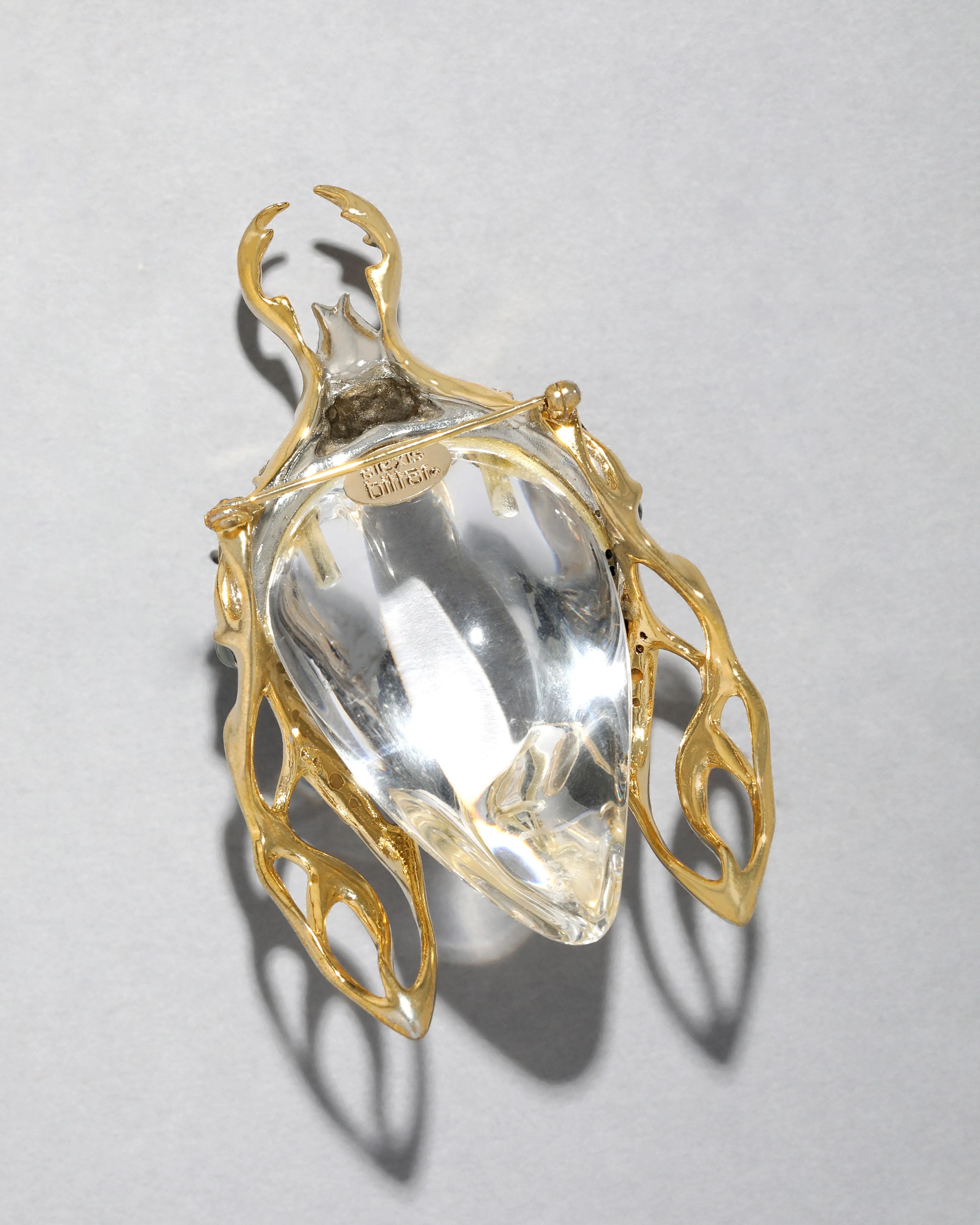 Archive Jardin Mystère Lucite Scarab Beetle Pin sold by Alexis Bittar product image thumbnail 2