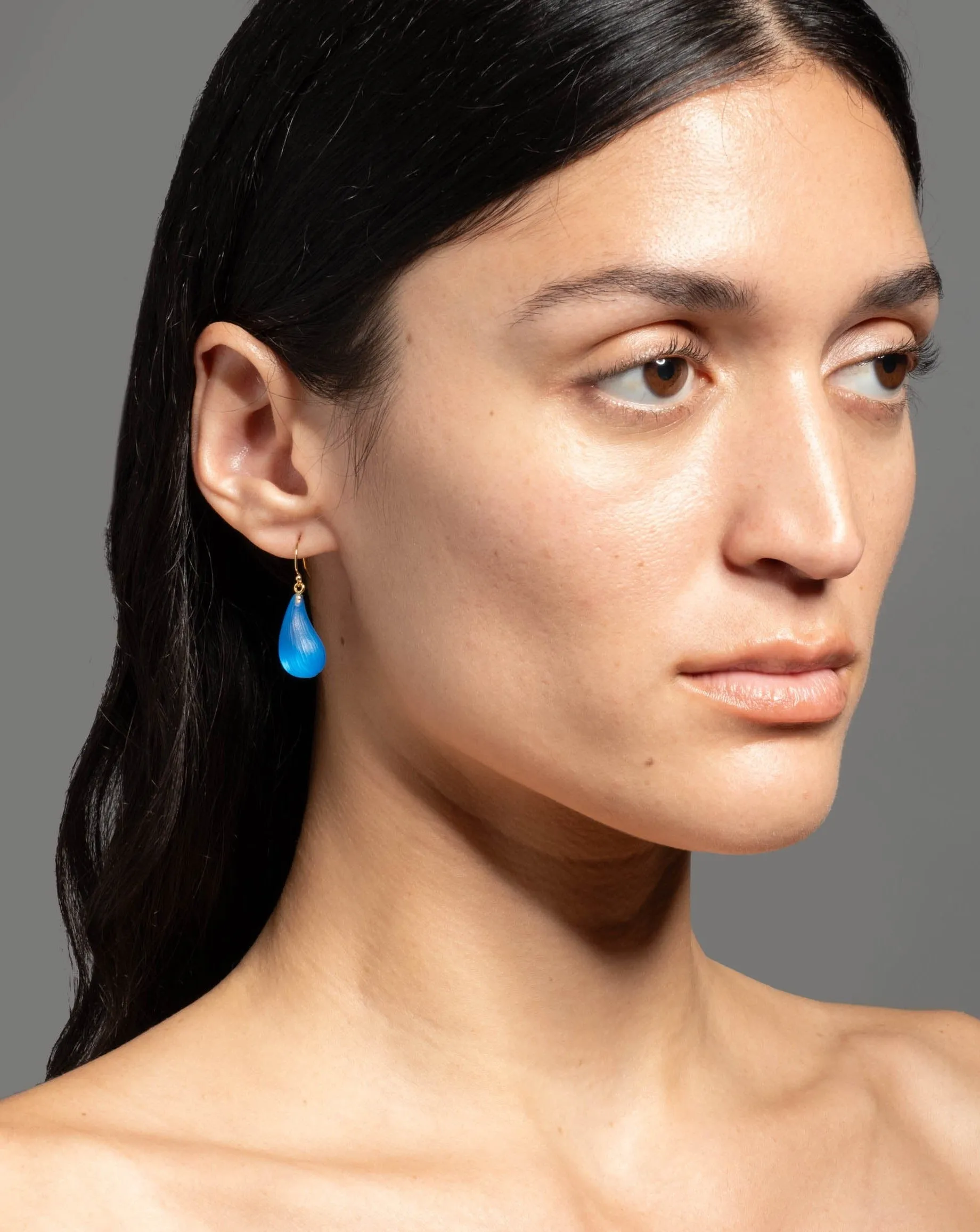 Lucite Dewdrop Earring - Cerulean sold by Alexis Bittar product image thumbnail 3
