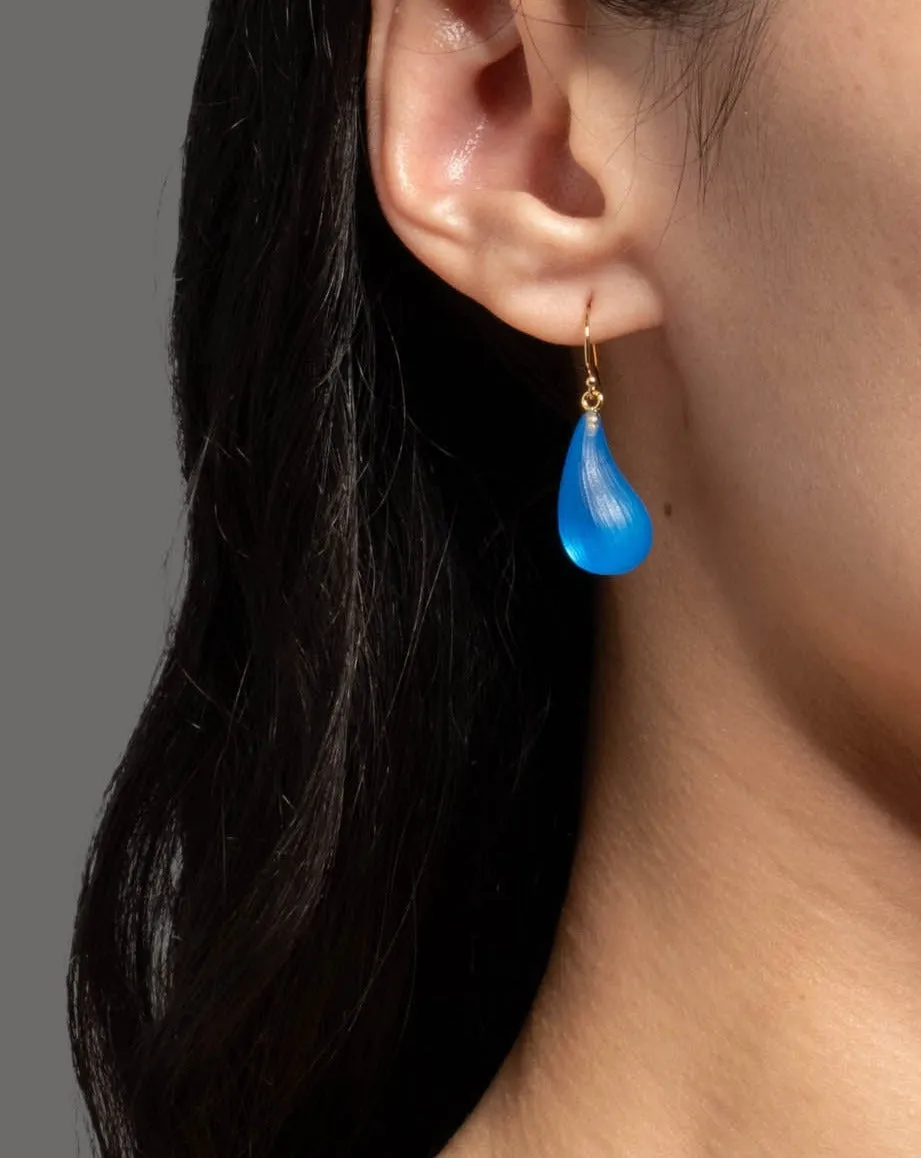 Lucite Dewdrop Earring - Cerulean sold by Alexis Bittar
