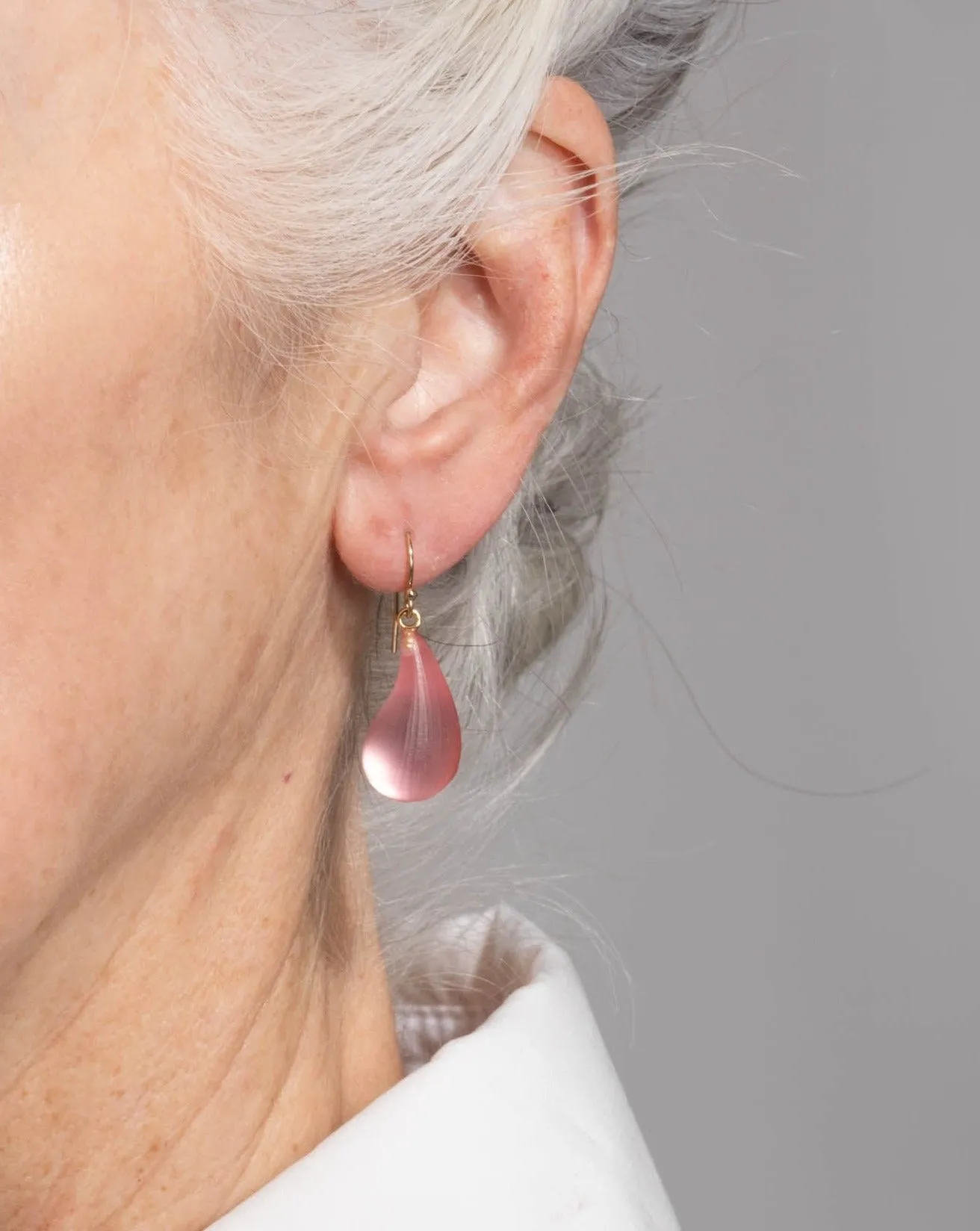 Lucite Dewdrop Earring- Muted Pink sold by Alexis Bittar product image thumbnail 2