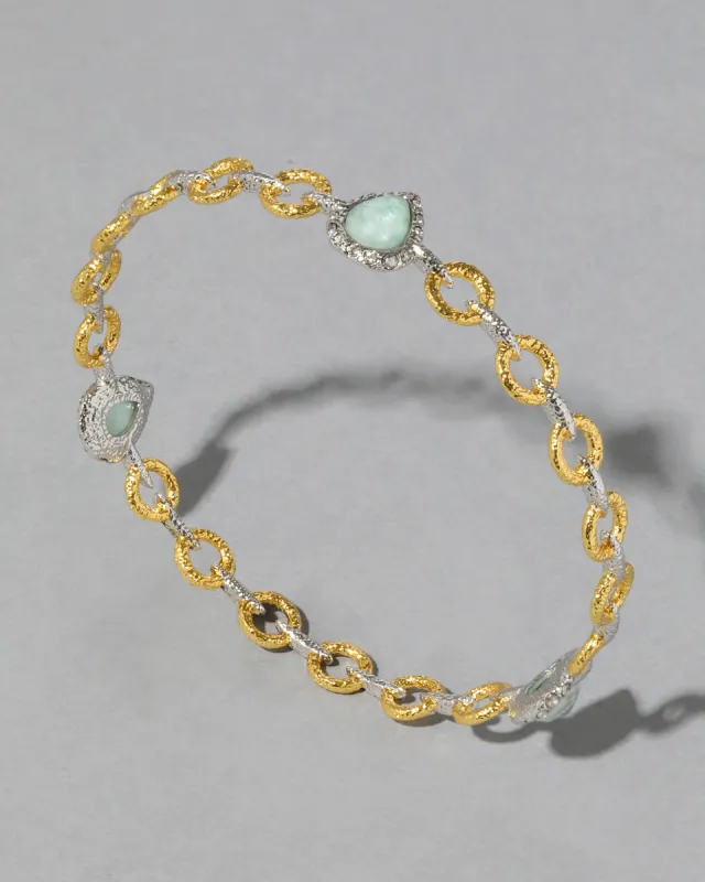 Muse D'Or Amazonite Doublet Bangle sold by Alexis Bittar