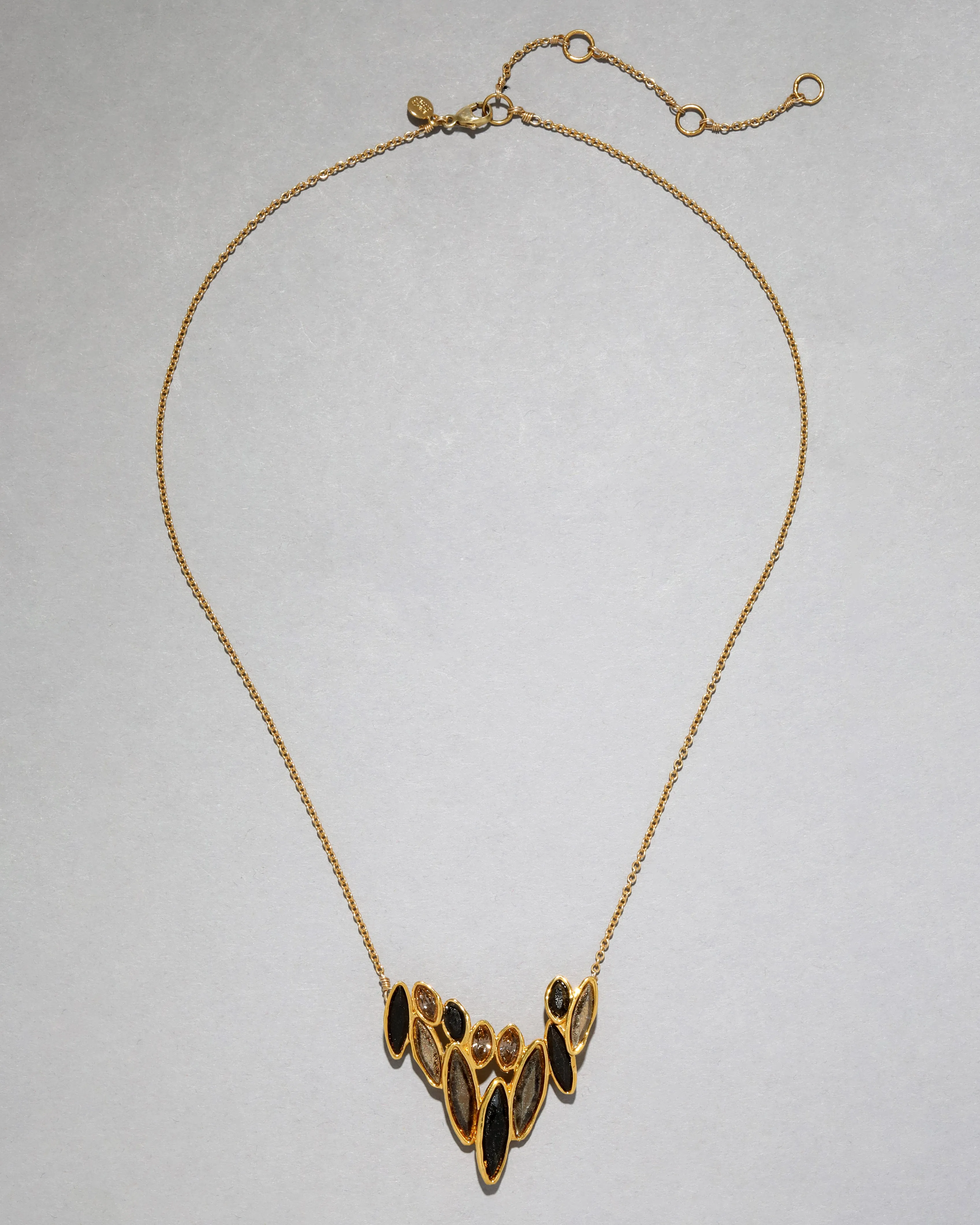 Archive Stone Cluster Pendant Necklace sold by Alexis Bittar product image thumbnail 2