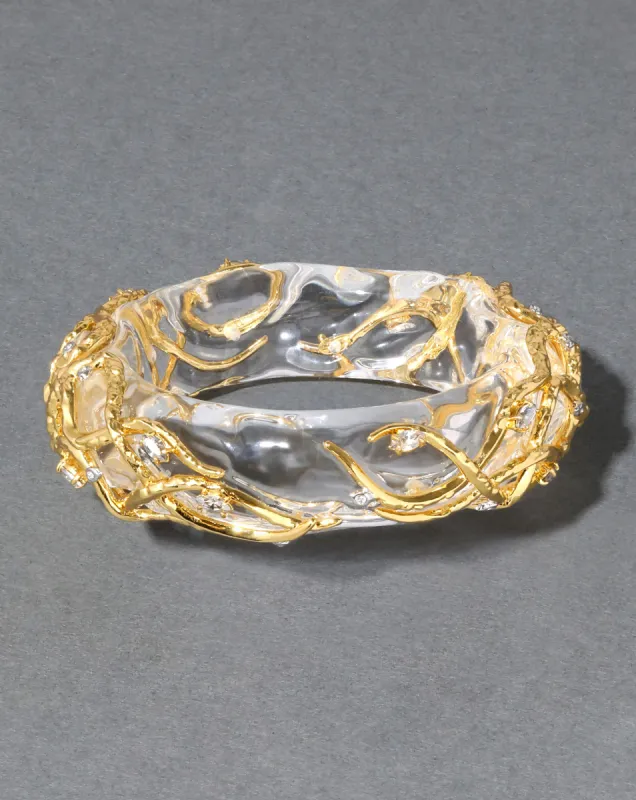 Liquid Vine Lucite Hinge Bracelet sold by Alexis Bittar