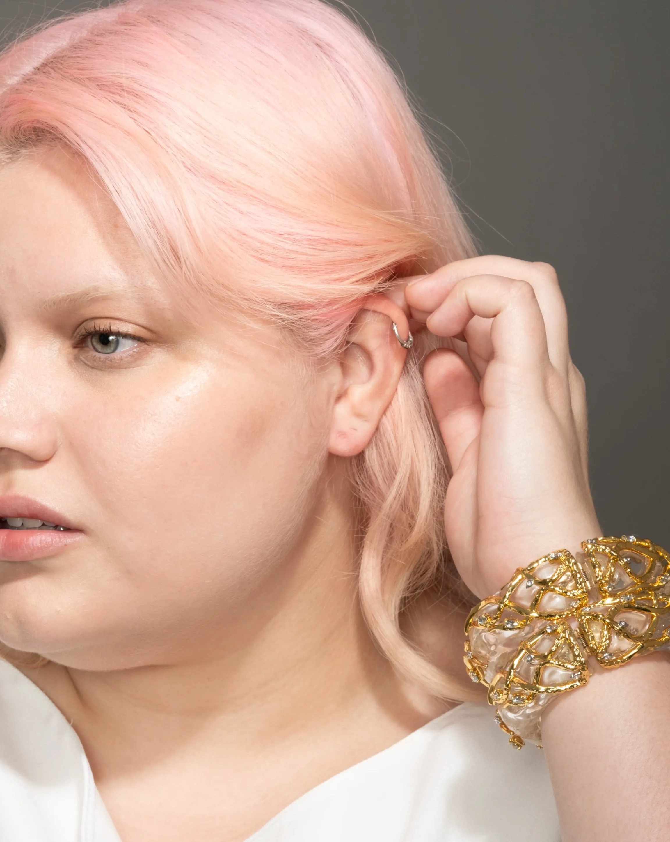 Liquid Vine Lucite Hinge Bracelet sold by Alexis Bittar product image thumbnail 3